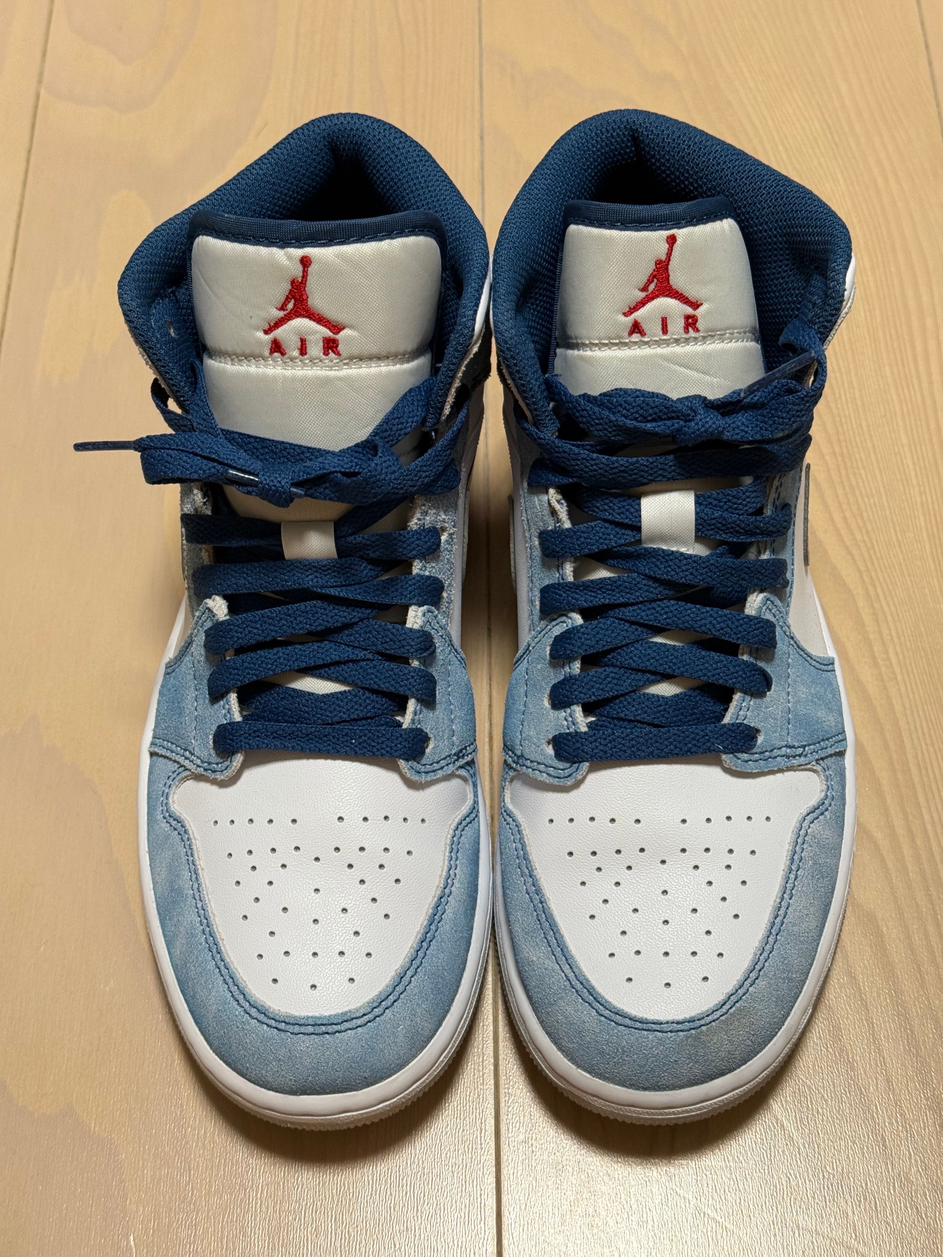 Nike Air Jordan 1 Mid SE "White/Hyper Royal/Red"