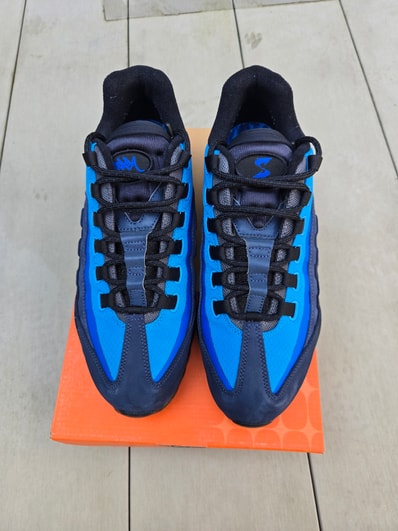 Stash × Nike Air Max 95 "Black and Harbor Blue" (2024)