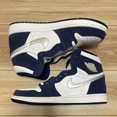 Nike Air Jordan 1 High OG CO.JP "White/Midnight Navy" (2020)(ブリーフケースなし)