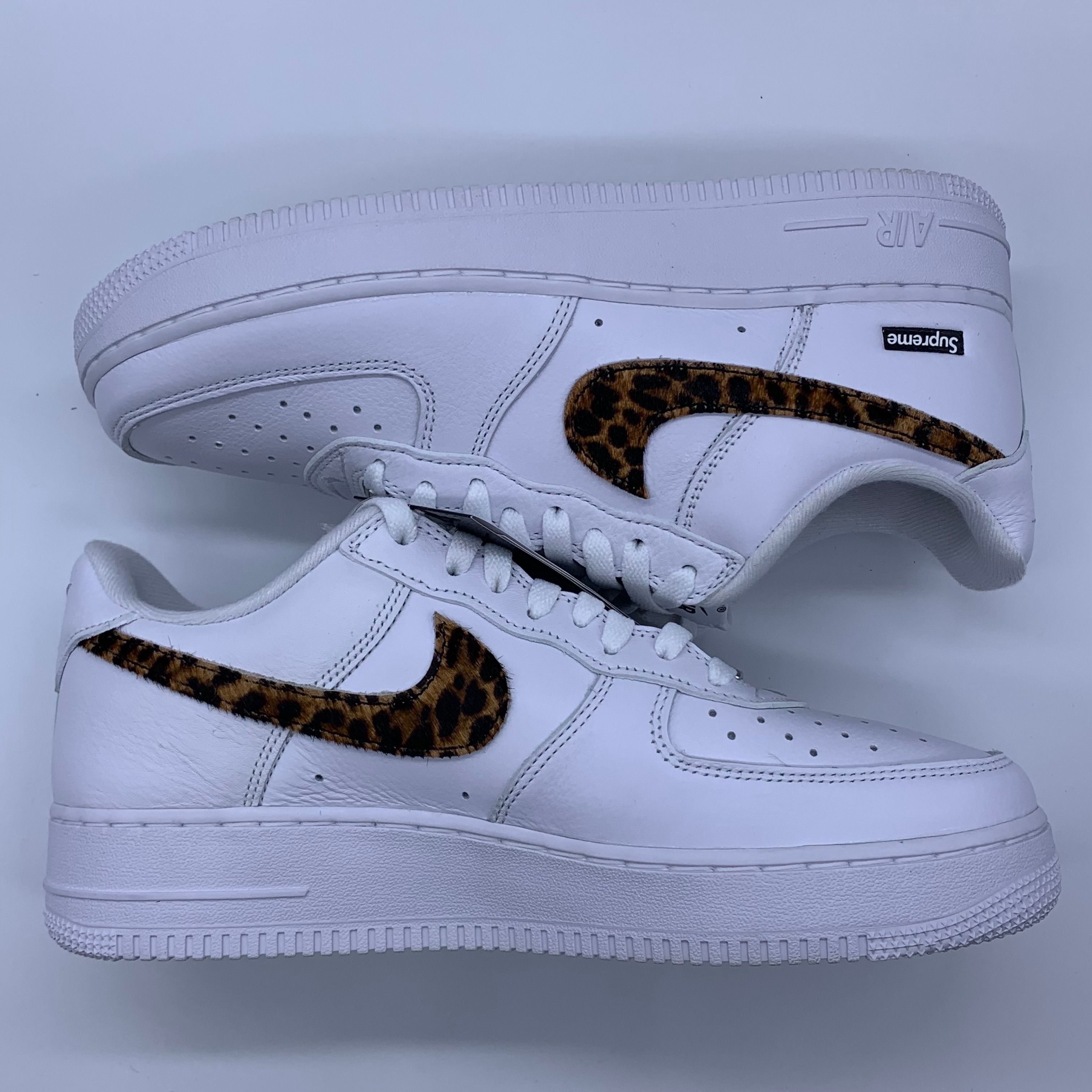 GOODENOUGH × Supreme × Nike Air Force 1 Low "White/Leopard" (25SS Week15)