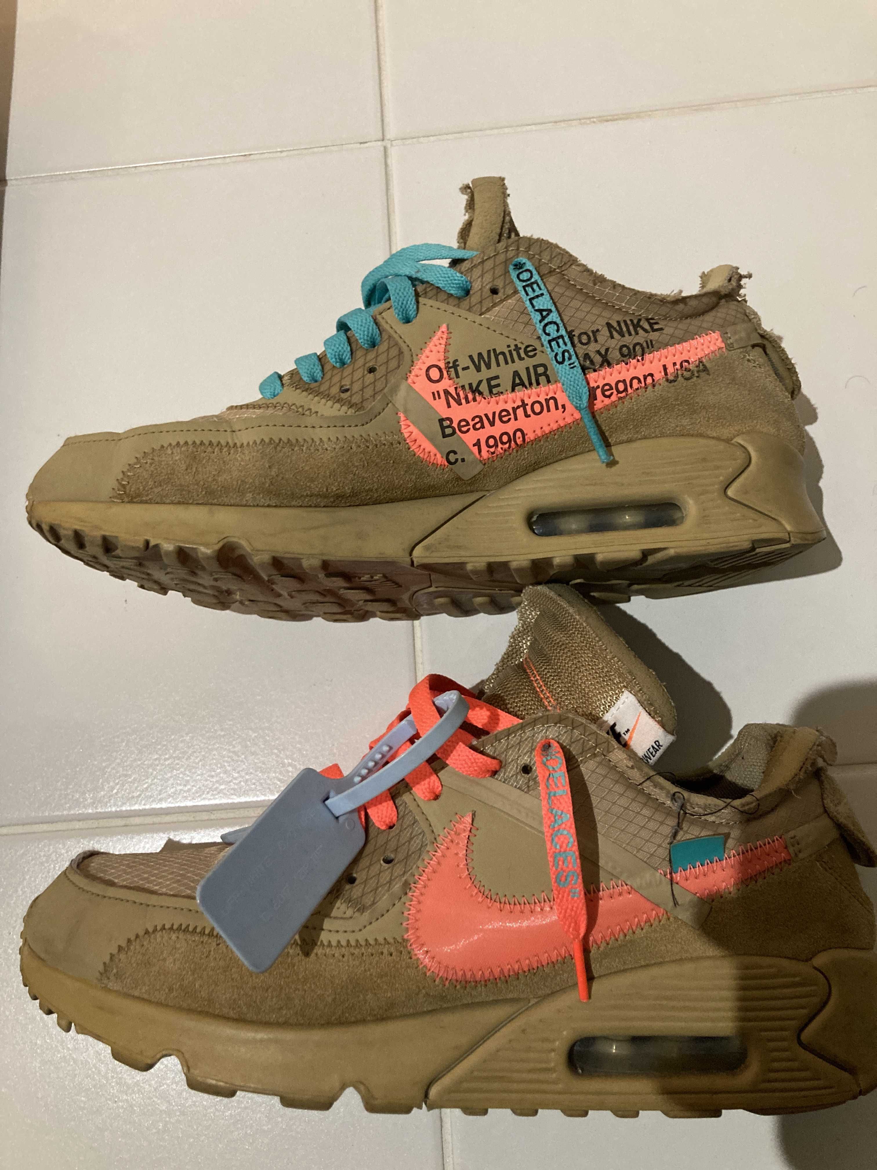 Off-White × Nike Air Max 90 "Desert Ore"