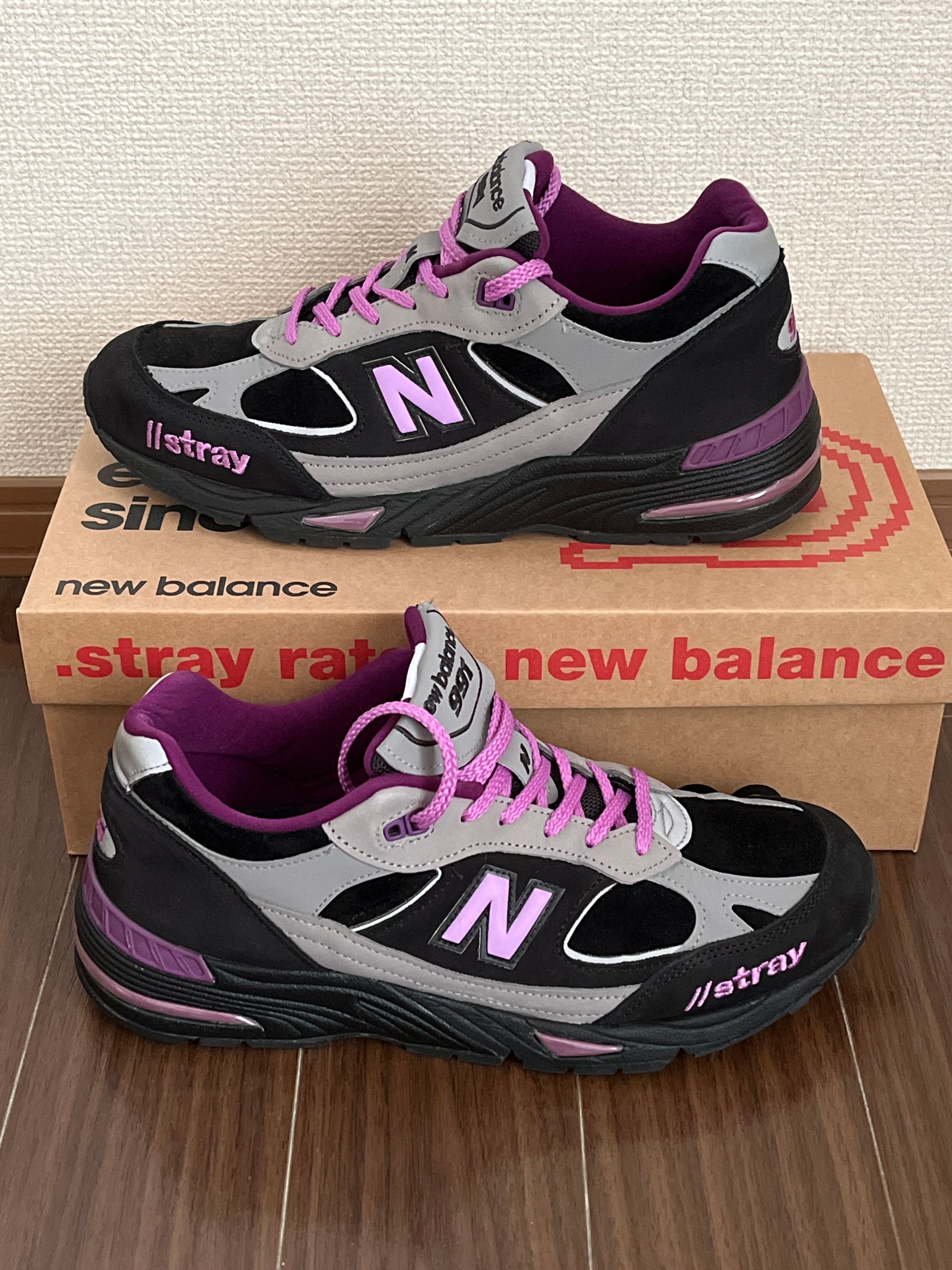 Stray Rats × New Balance 991 Made In England "Black"