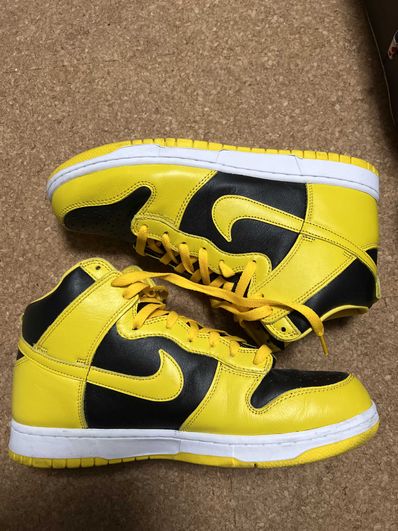 Nike Dunk High "Black/Varsity Maize"