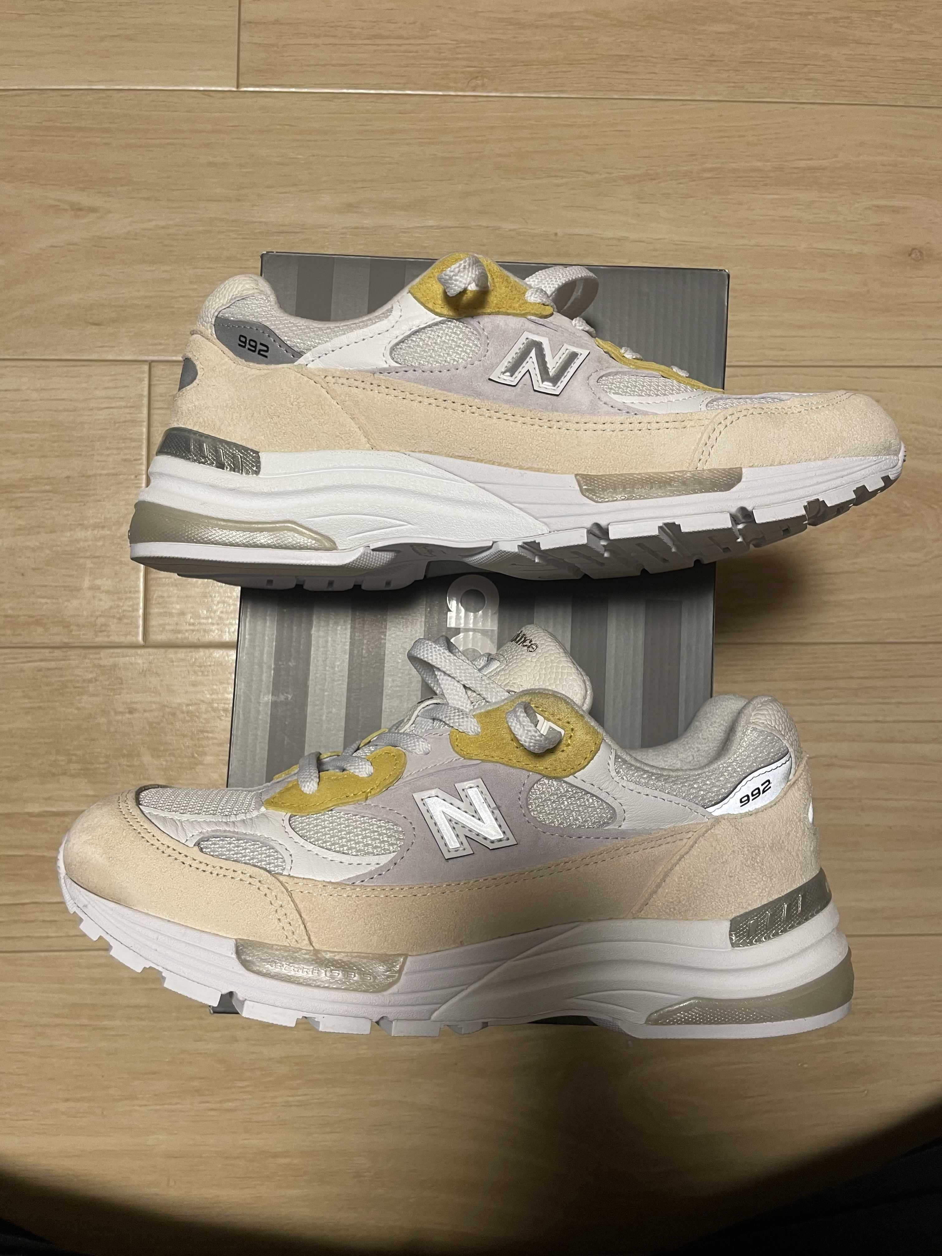 Paperboy × New Balance 992 "Fried Egg"