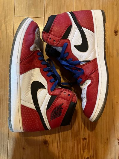 Spiderman × Nike Air Jordan 1 Origin Story "Gym Red/White/Photo Blue/Black"