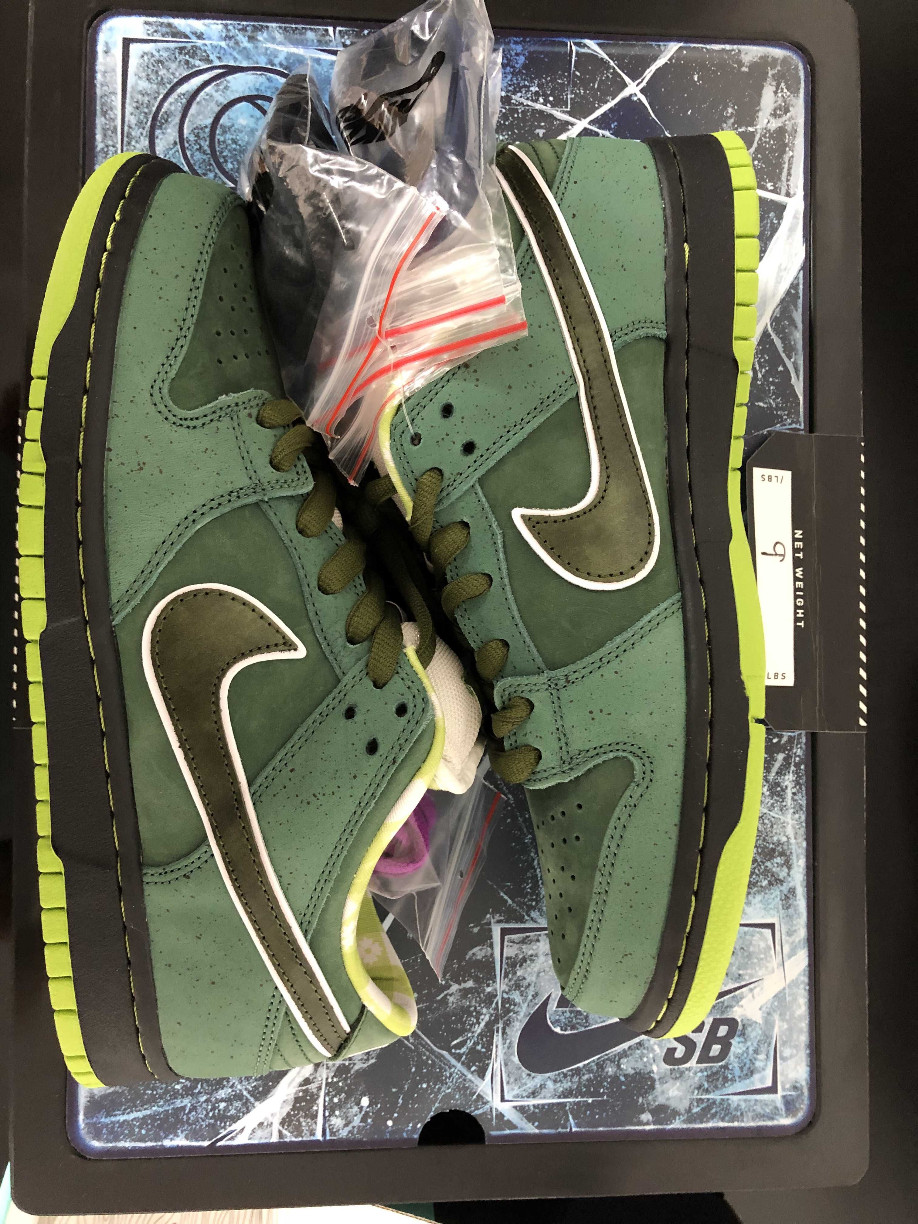 Concepts × Nike SB Dunk Low "Green Lobster"