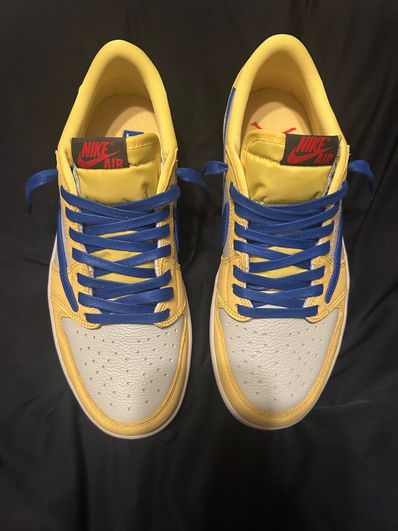Travis Scott × Nike Women's Air Jordan 1 Retro Low OG "Canary"