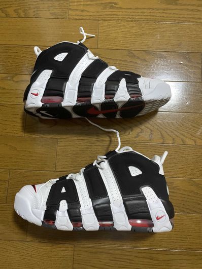 Nike Air More up Tempo "White/Black/University Red"(~2018)