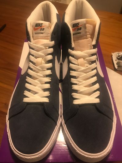Nike SB Zoom Blazer Mid "Navy White"