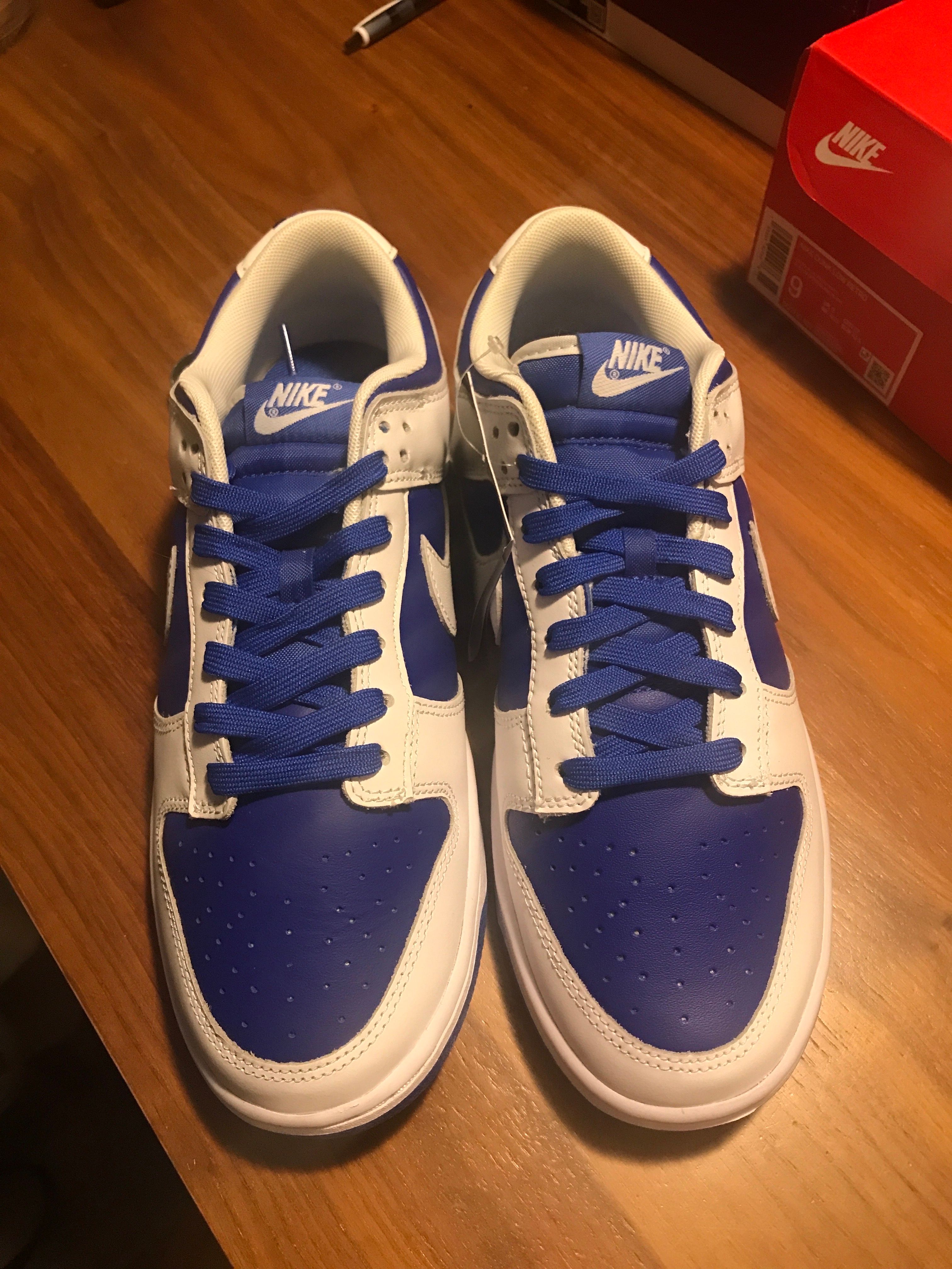 Nike Dunk Low Retro "Racer Blue and White"