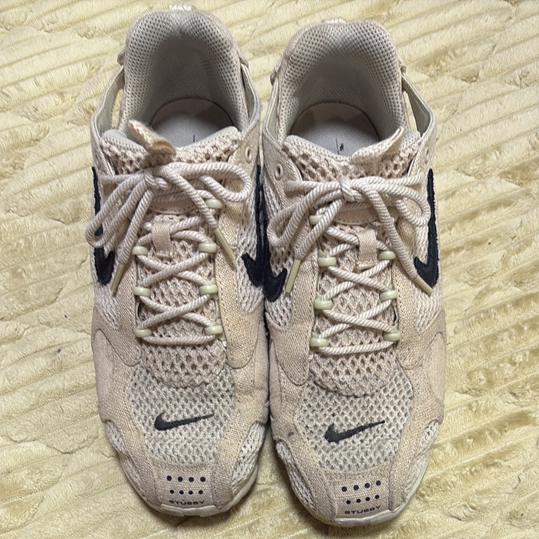 Stussy × Nike Air Zoom Spiridon CG 2 "Fossil/Black"