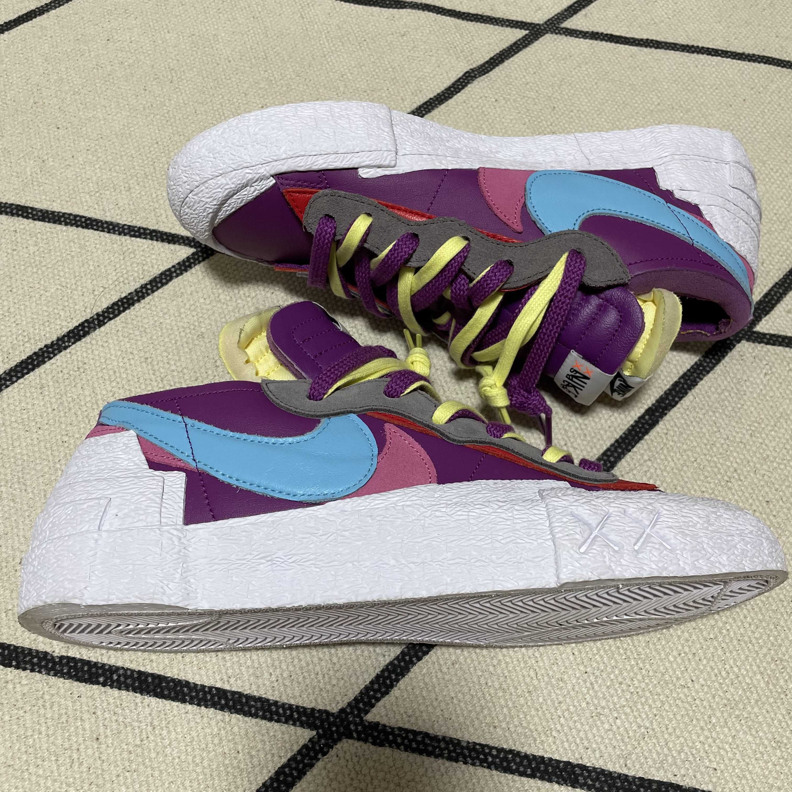 KAWS × sacai × Nike Blazer Low "Purple Dusk"