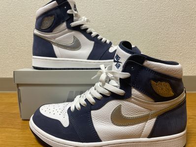 Nike Air Jordan 1 High OG CO.JP "White/Midnight Navy" (2020) (Standard Box)