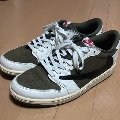 Travis Scott × Nike Air Jordan 1 Low OG SP "Reverse Olive"
