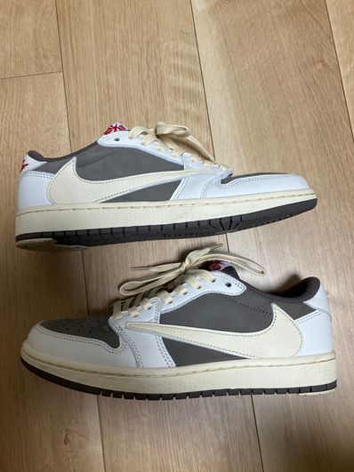 Travis Scott × Nike Air Jordan 1 Low OG SP "Reverse Mocha/Sail and Ridgerock"