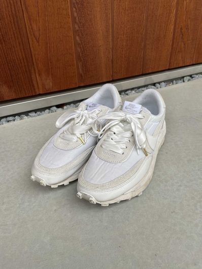 sacai × Nike LDV Waffle "Triple White"