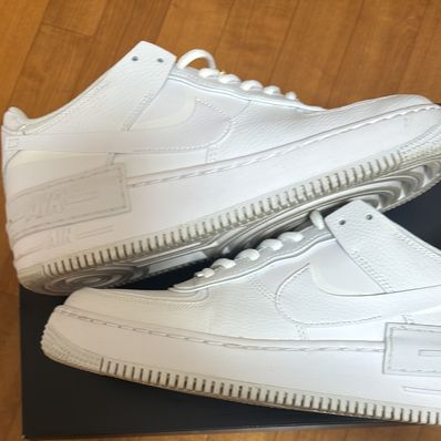 Nike Women's Air Force 1 Low Shadow "Triple White"