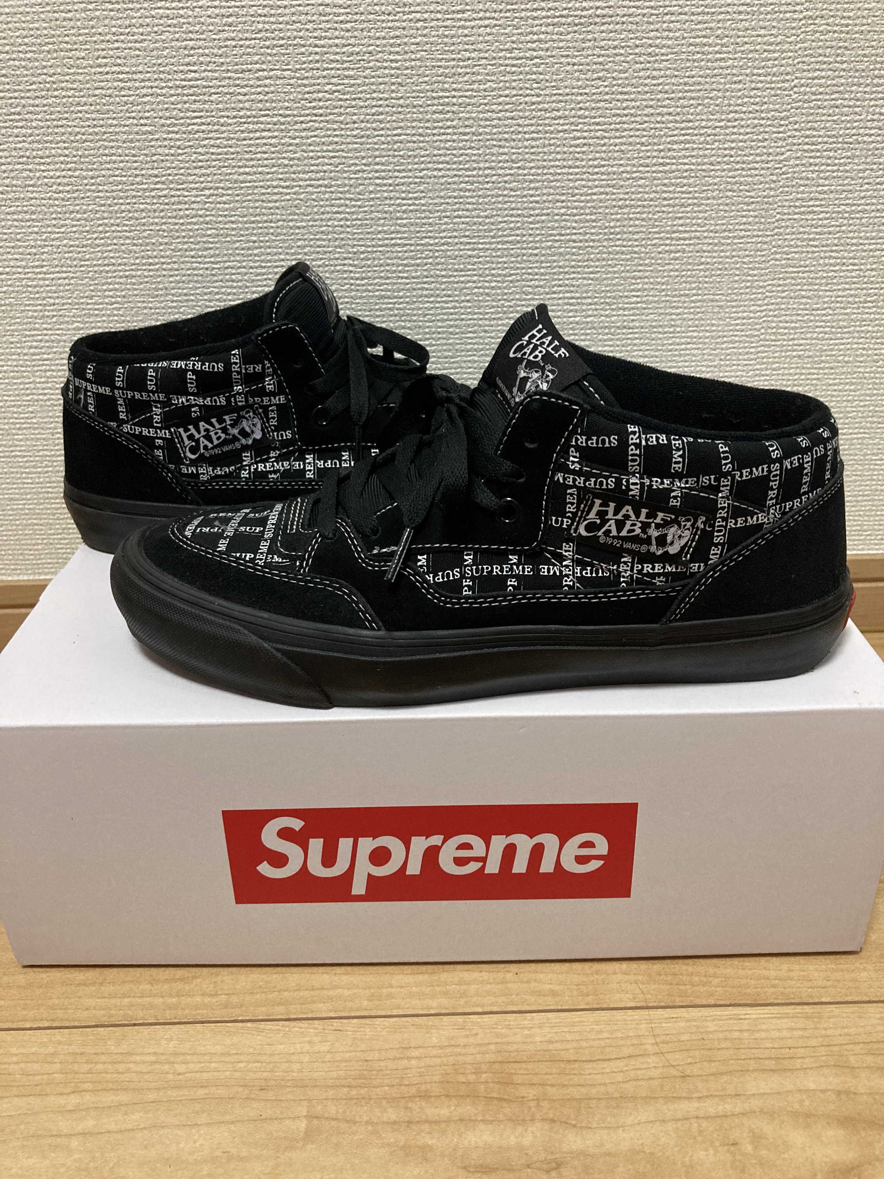 Supreme × Vans Half Cab "Black"