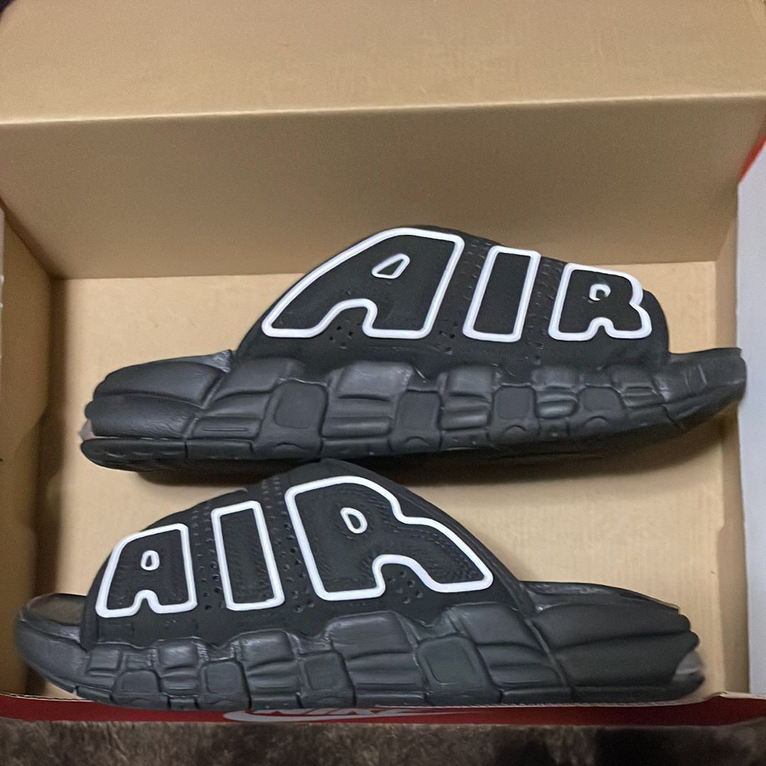 Nike Air More Uptempo Slide "Black" (DV2132-001/DV2137-001)
