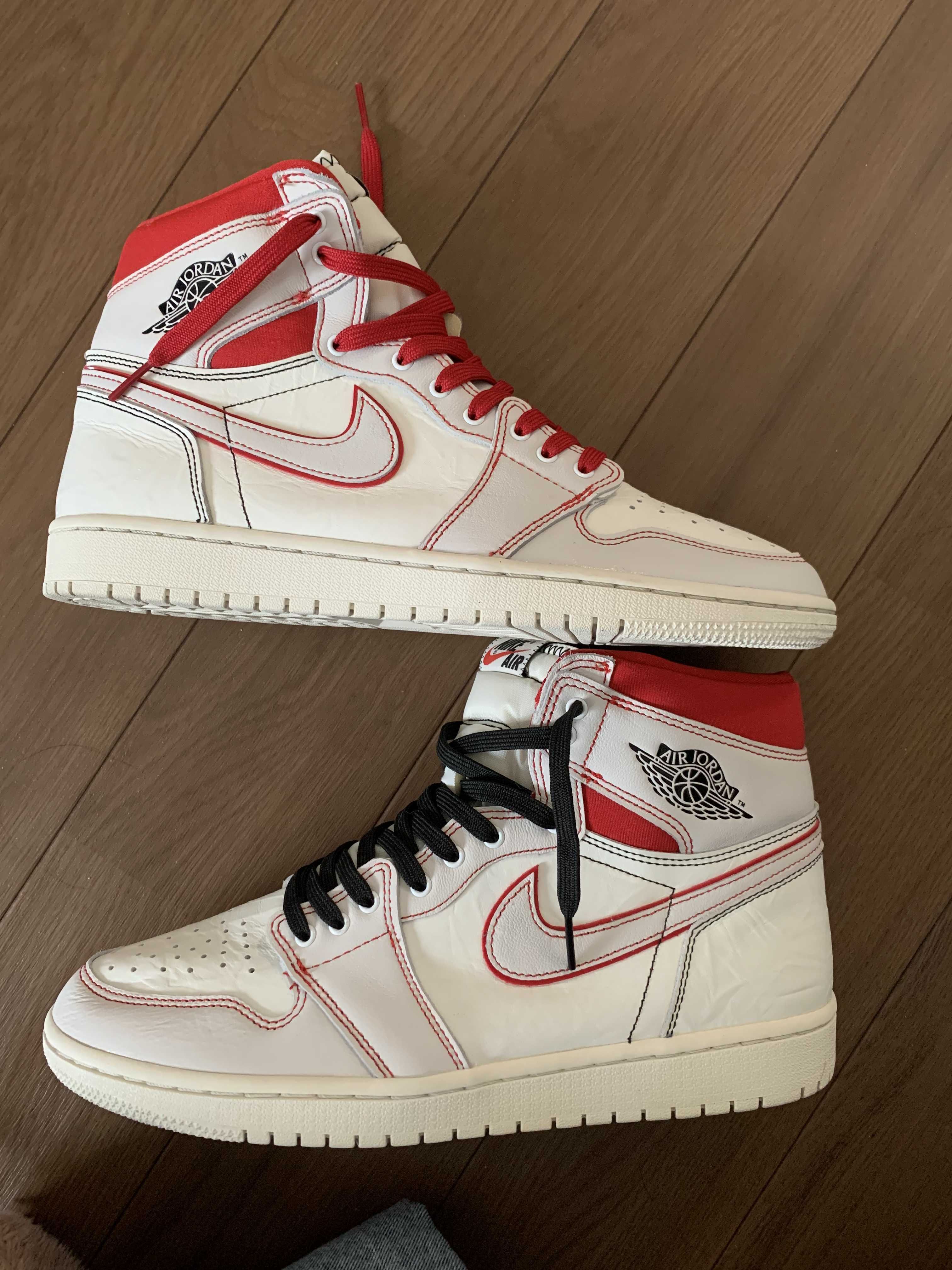 Nike Air Jordan 1 Retro High OG "Sail/University Red"     