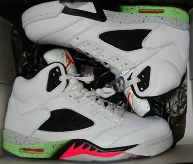 Air jordan shop 5 poison green