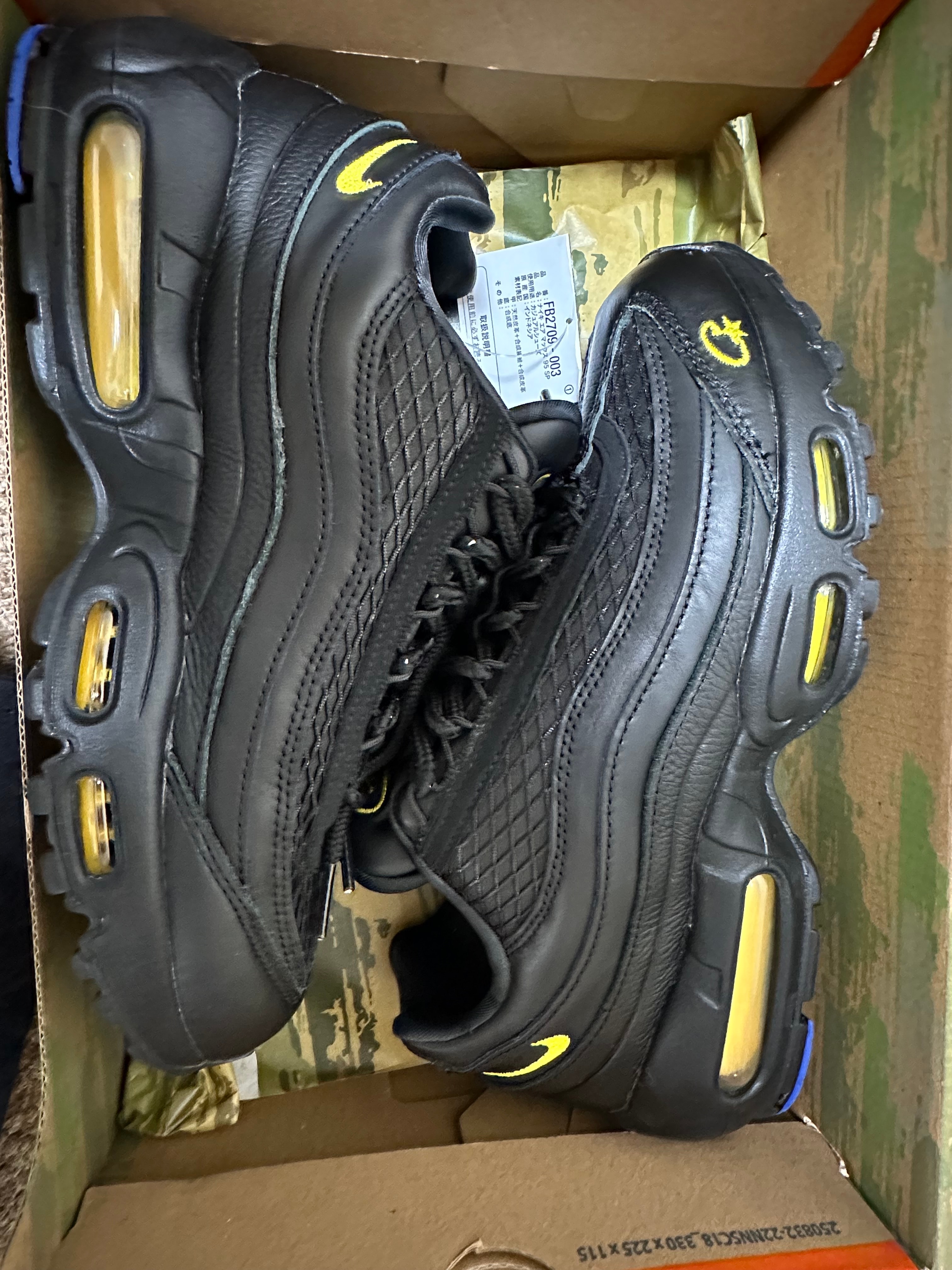 Corteiz × Nike Air Max 95 "Black and Tour Yellow"