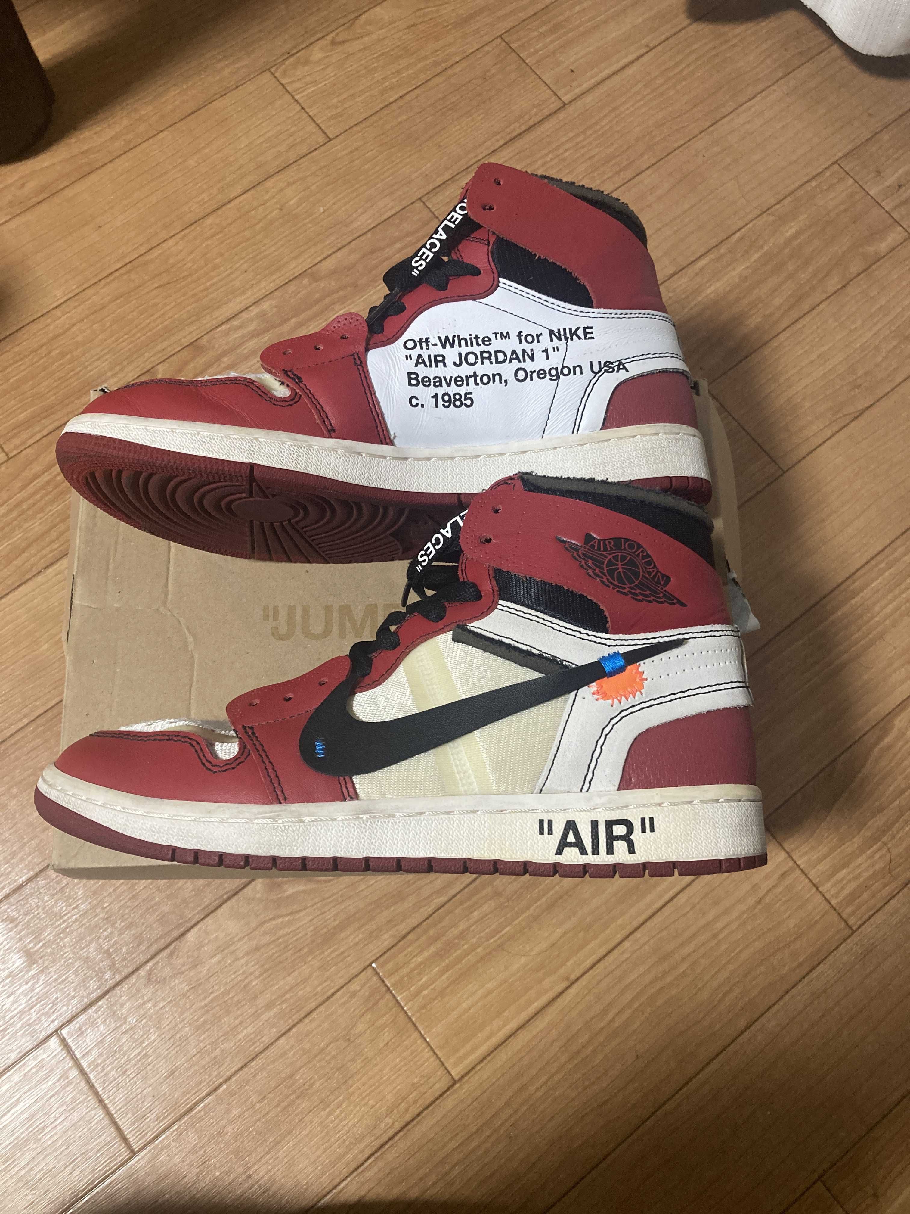 Off-White × Nike Air Jordan 1 Retro High The Ten "Chicago"