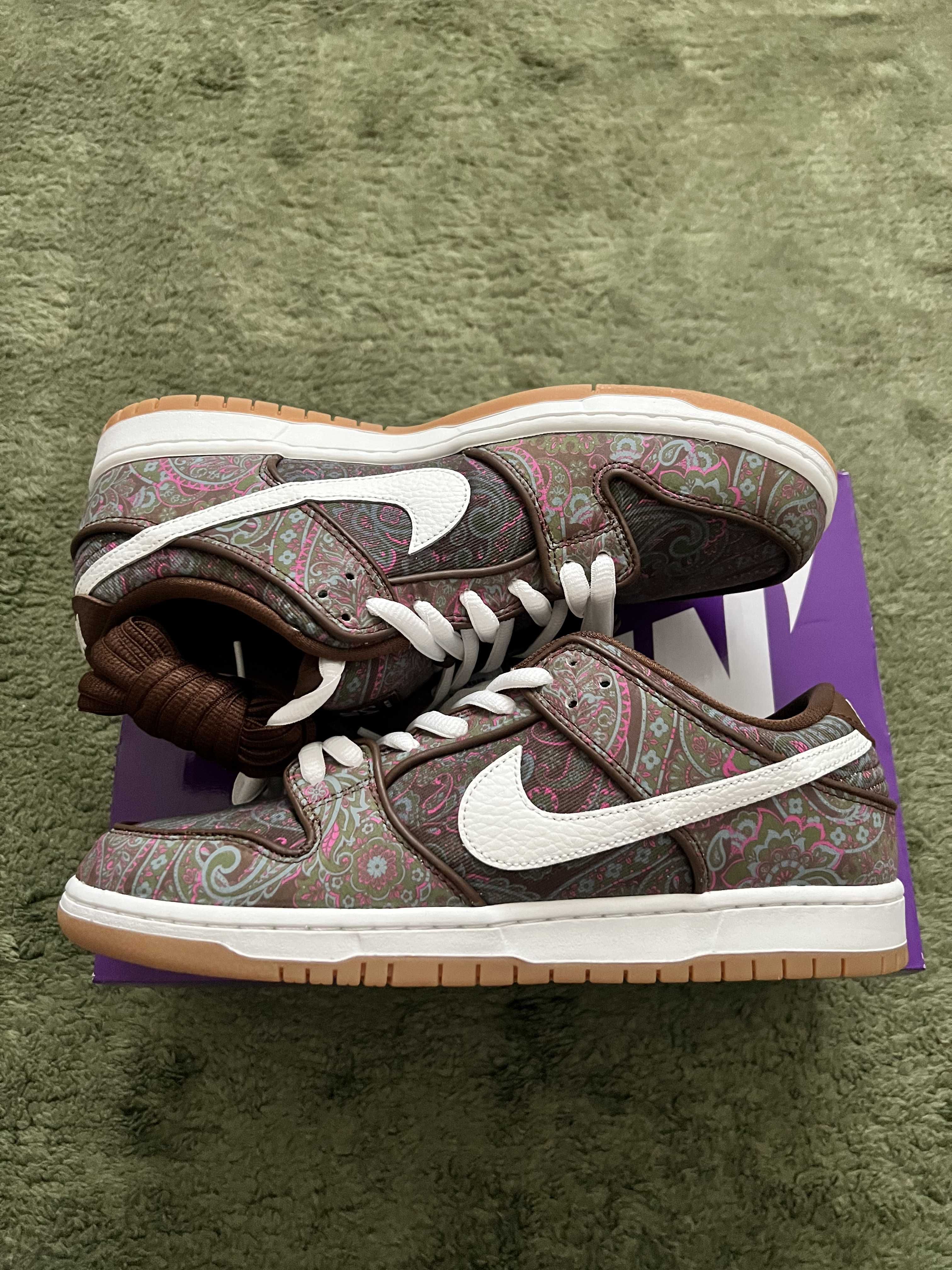 Nike SB Dunk Low PRM "Brown Paisley"
