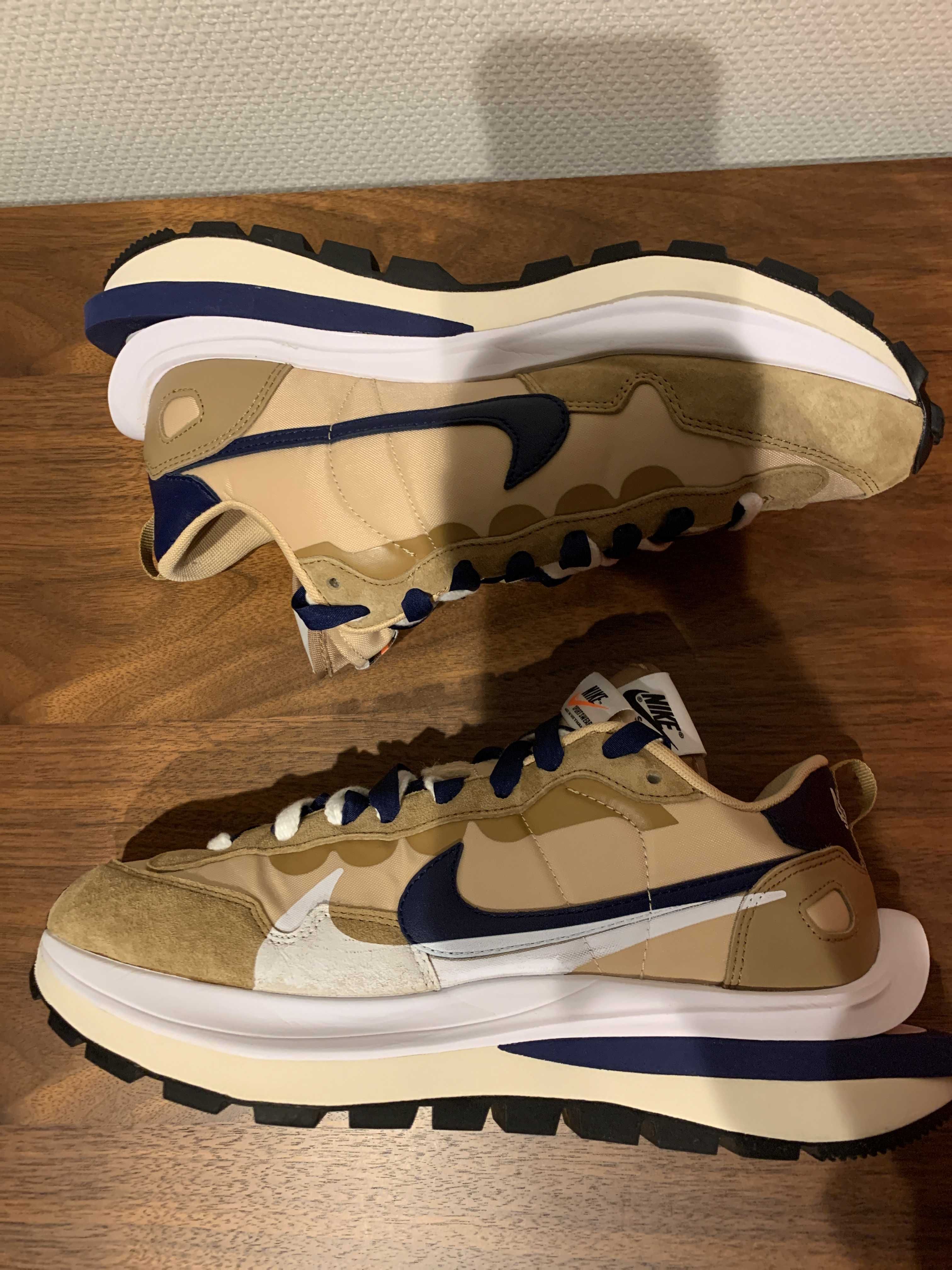 Sacai × Nike Vapor Waffle "Sesame And Blue Void"