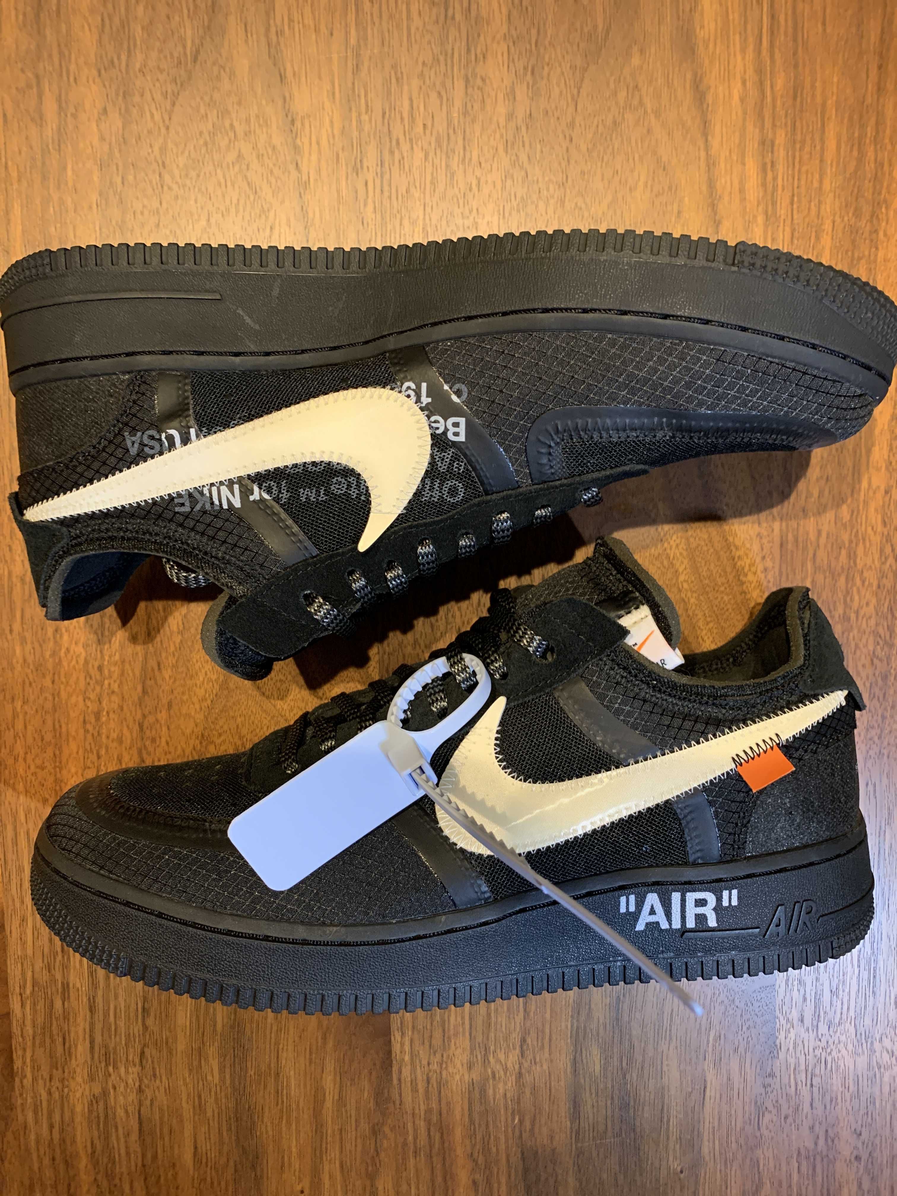 Off-White × Nike Air Force 1 Low "Black"