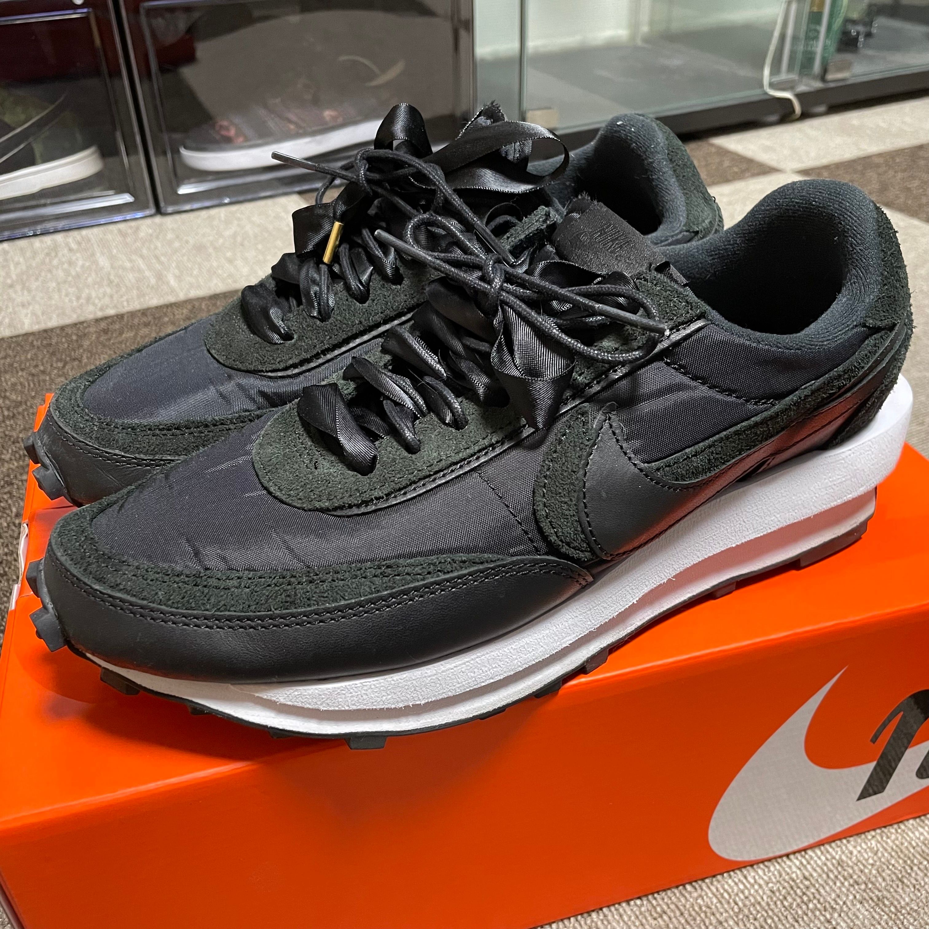 sacai × Nike LDV Waffle "Triple Black"