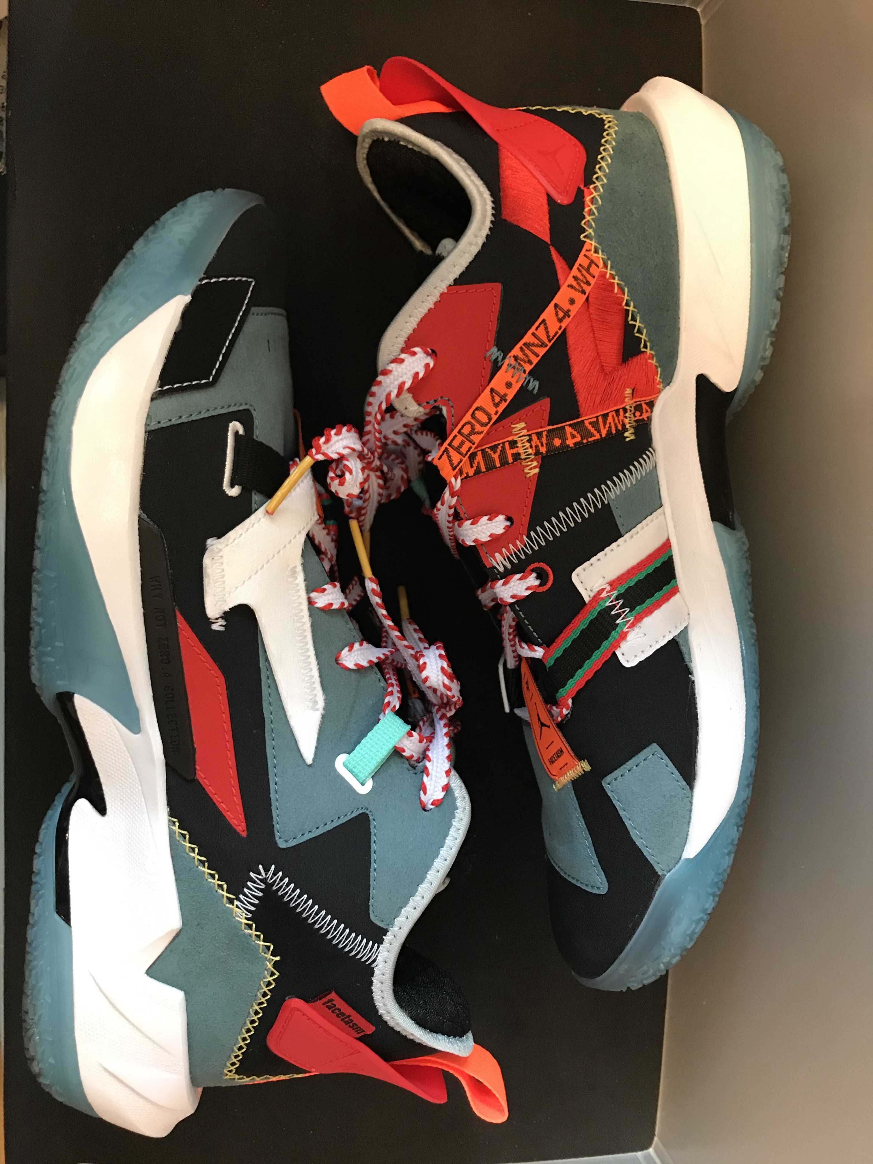 FACETASM × Nike Jordan Why Not Zero.4  "Black/Blue/Red"