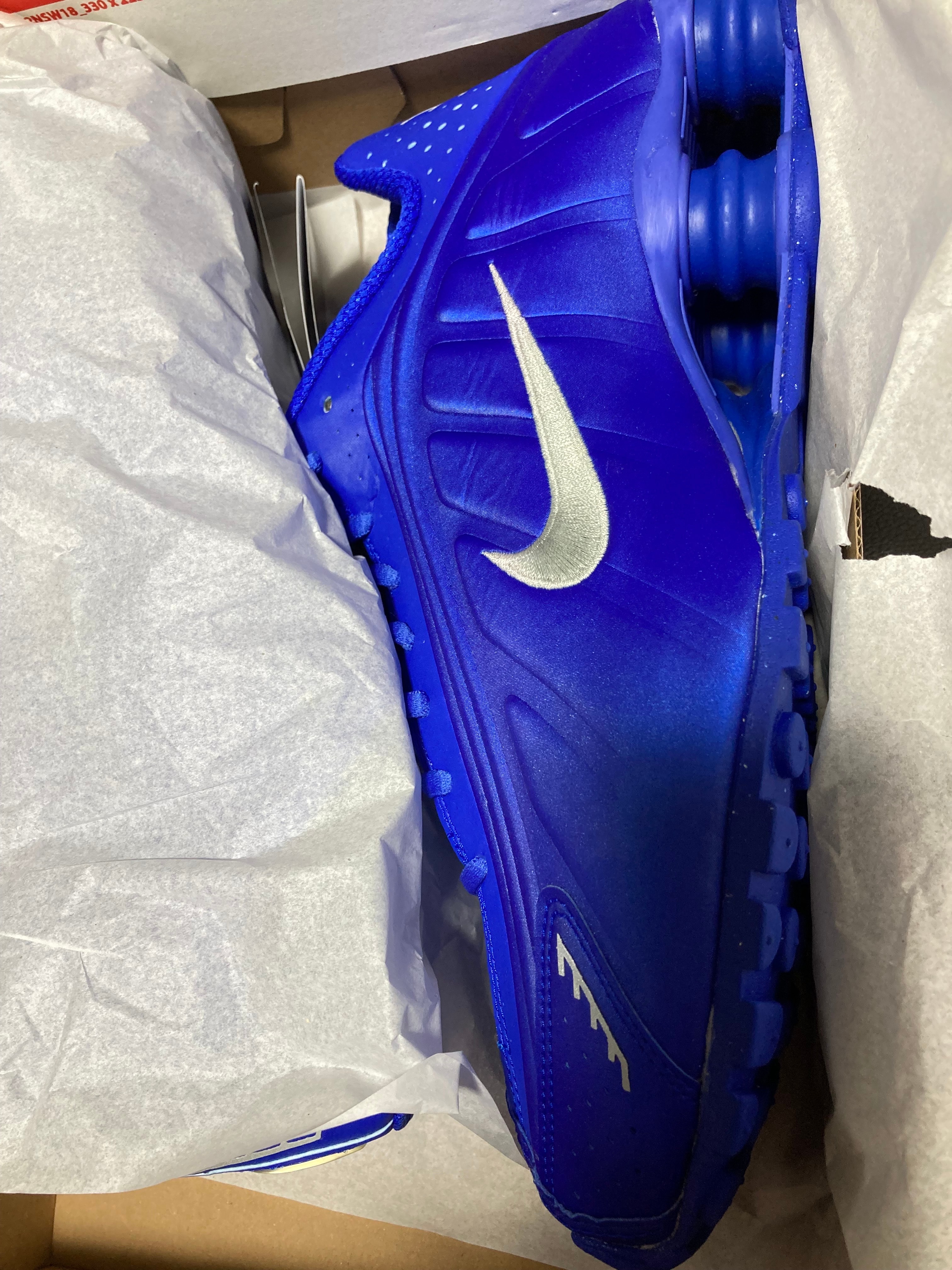 Nike Women's Shox R4 "Racer Blue and Metallic Silver"