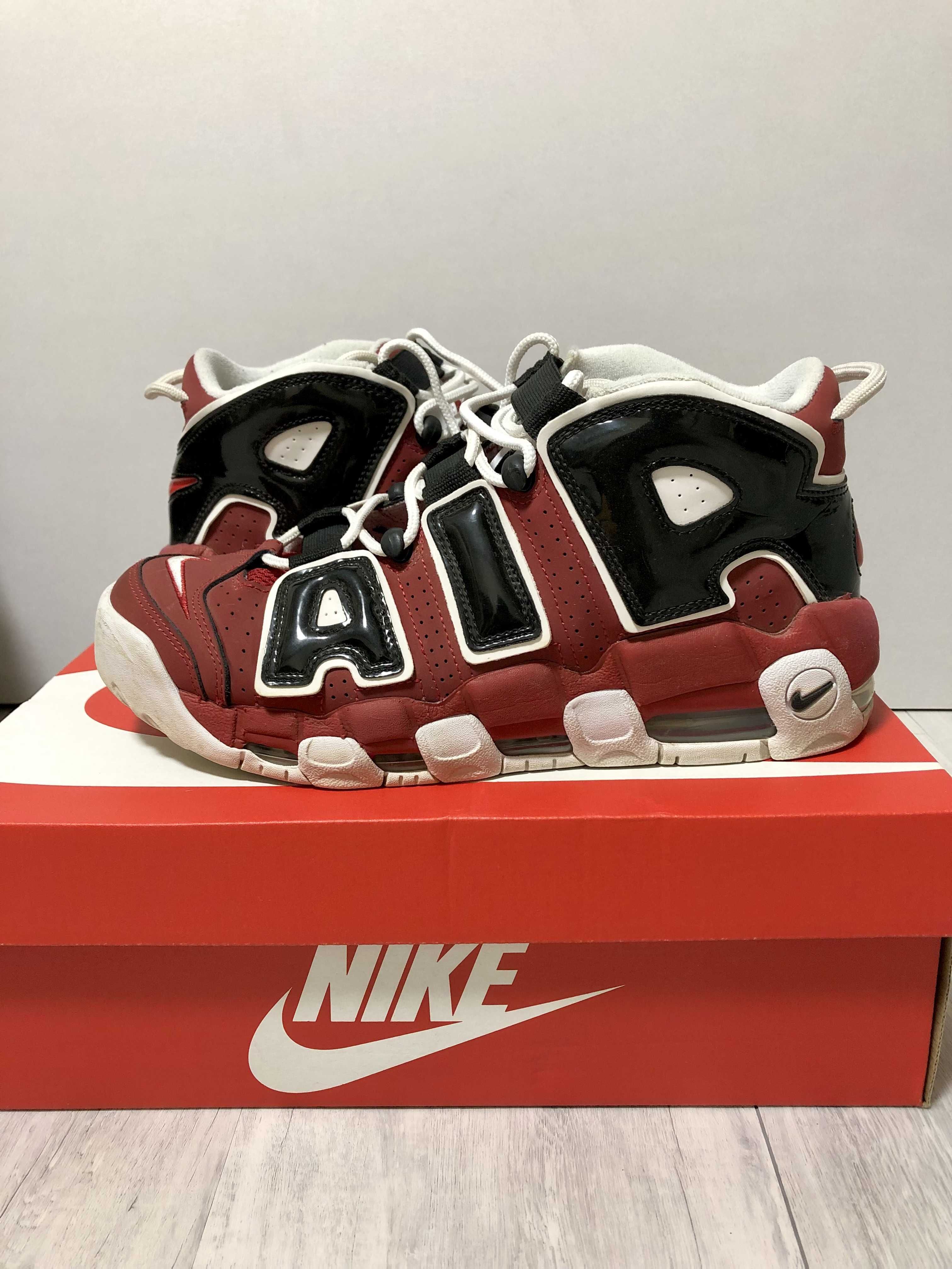 Nike Air More Uptempo ’96 "Black and Varsity Red" (2021)