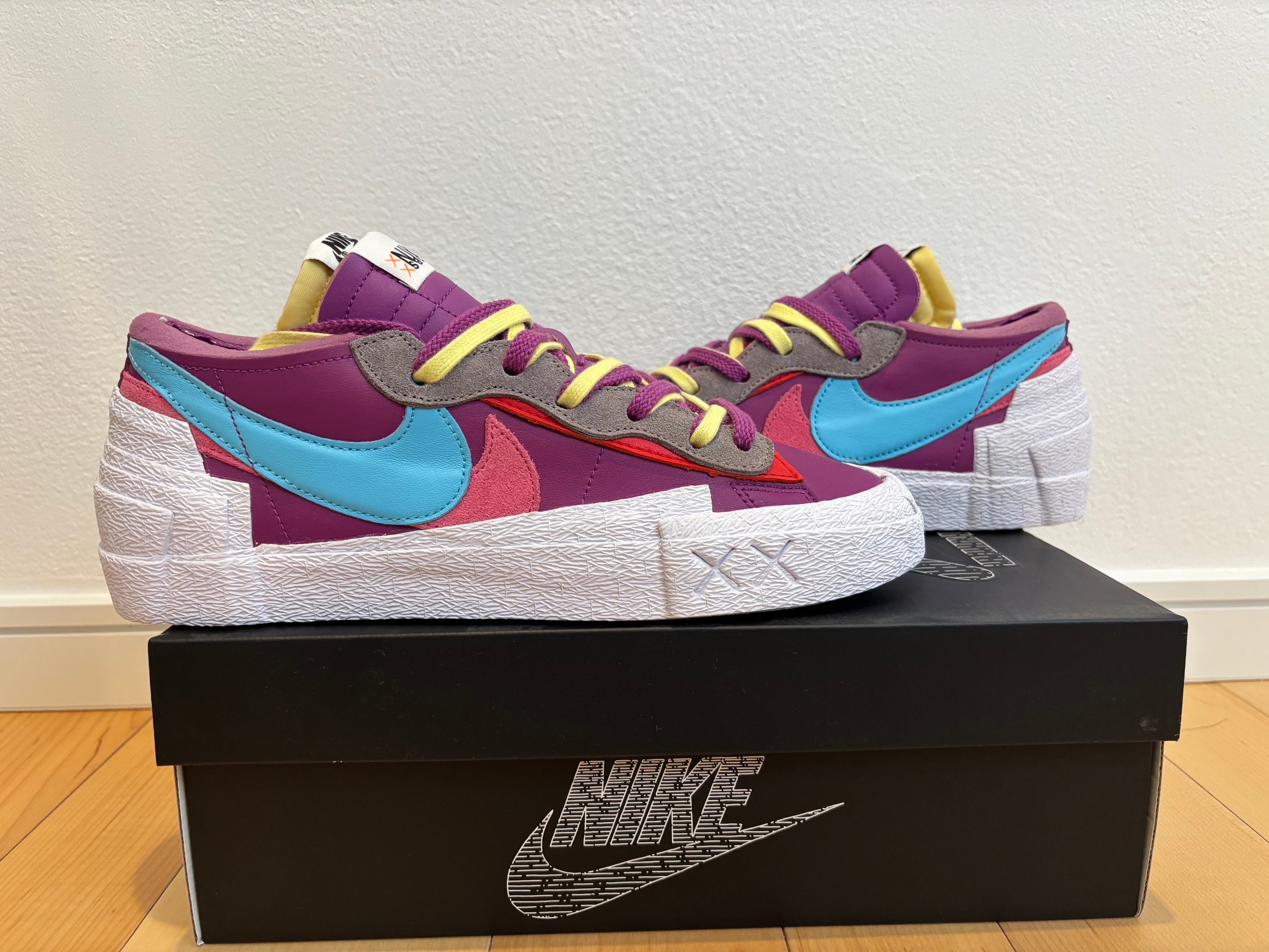KAWS × sacai × Nike Blazer Low "Purple Dusk"