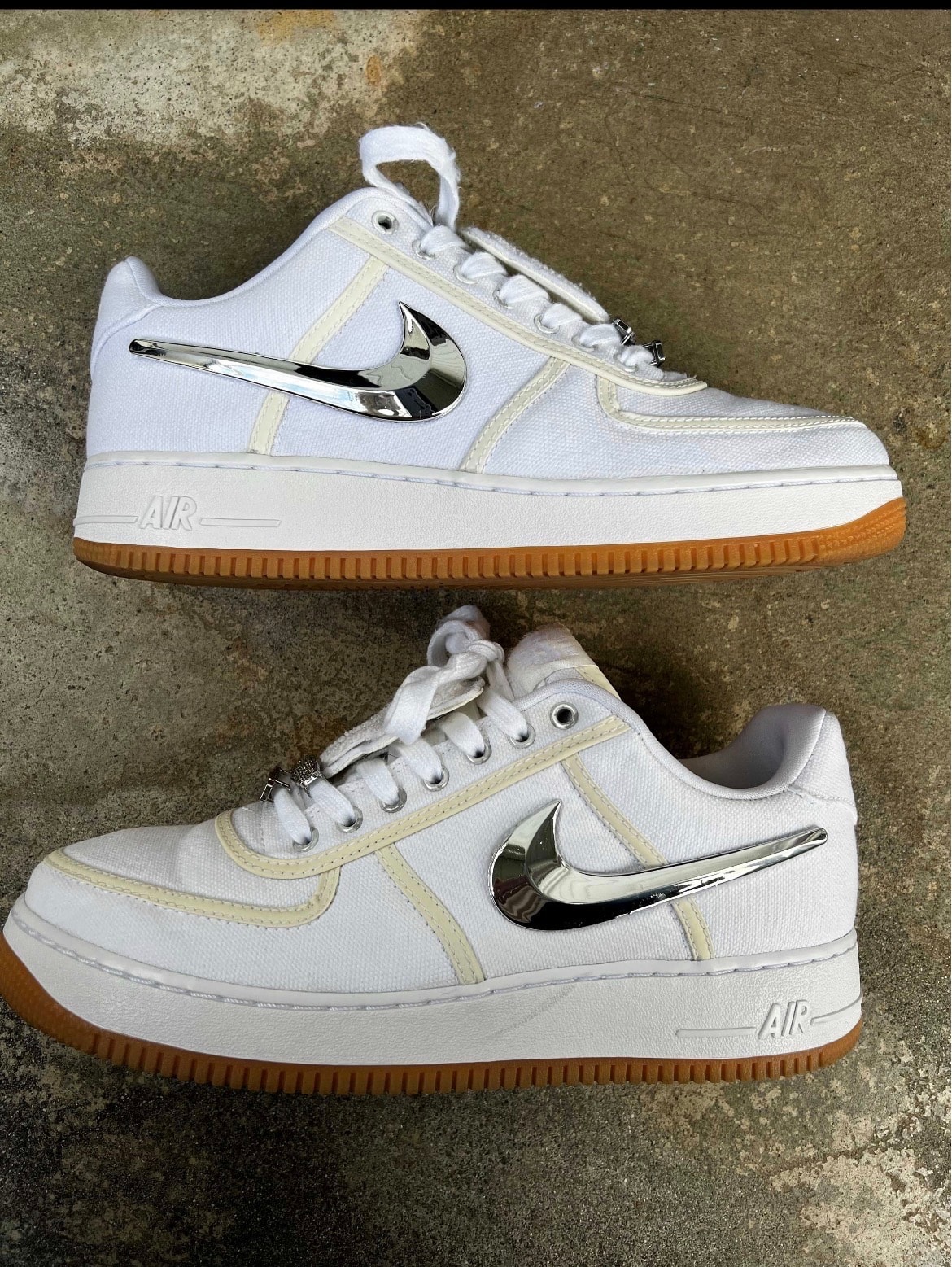 Travis Scott × Nike Air Force 1 Low  AF100 "White"
