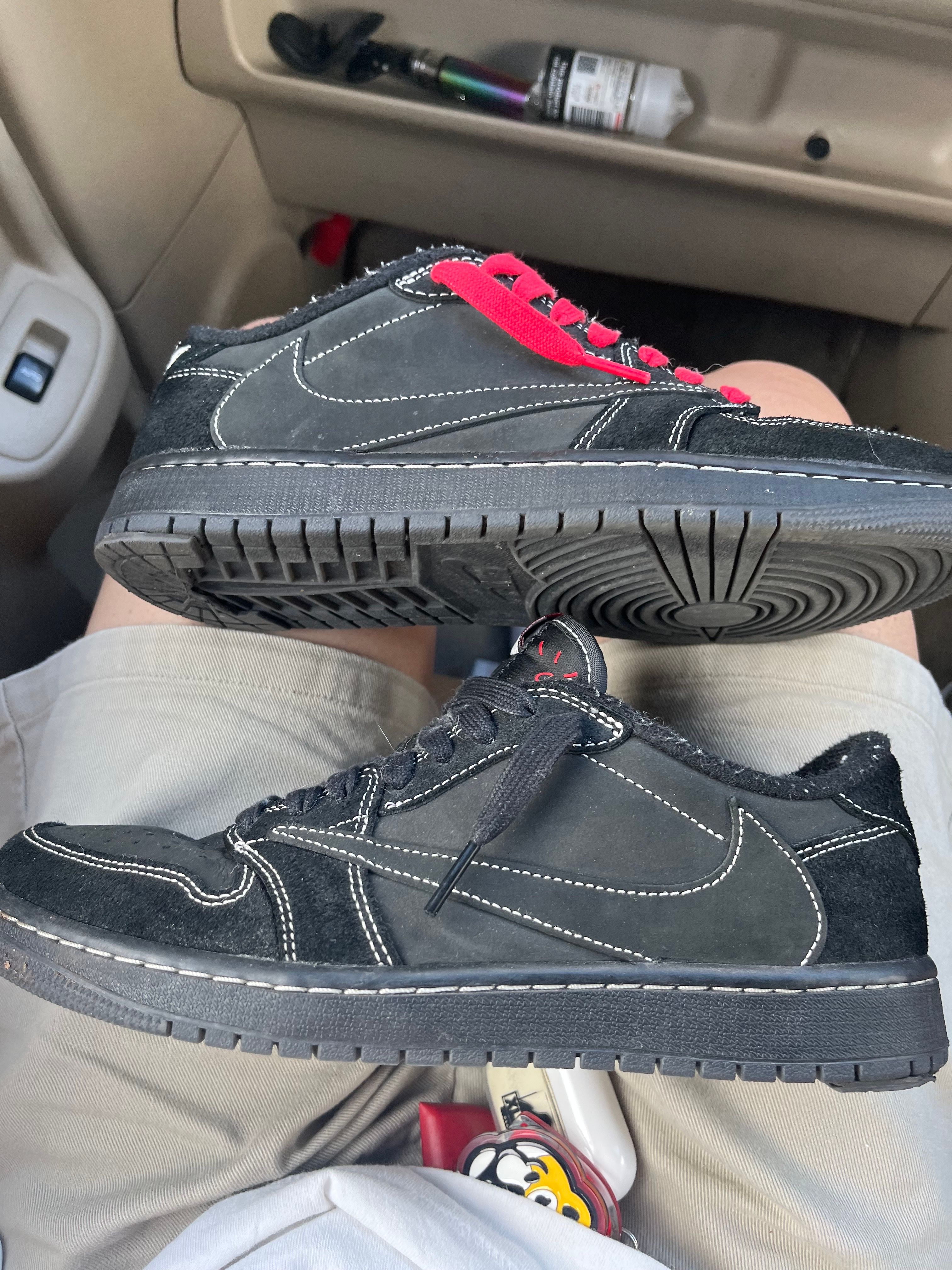 Travis Scott × Nike Air Jordan 1 Low OG SP "Black Phantom"