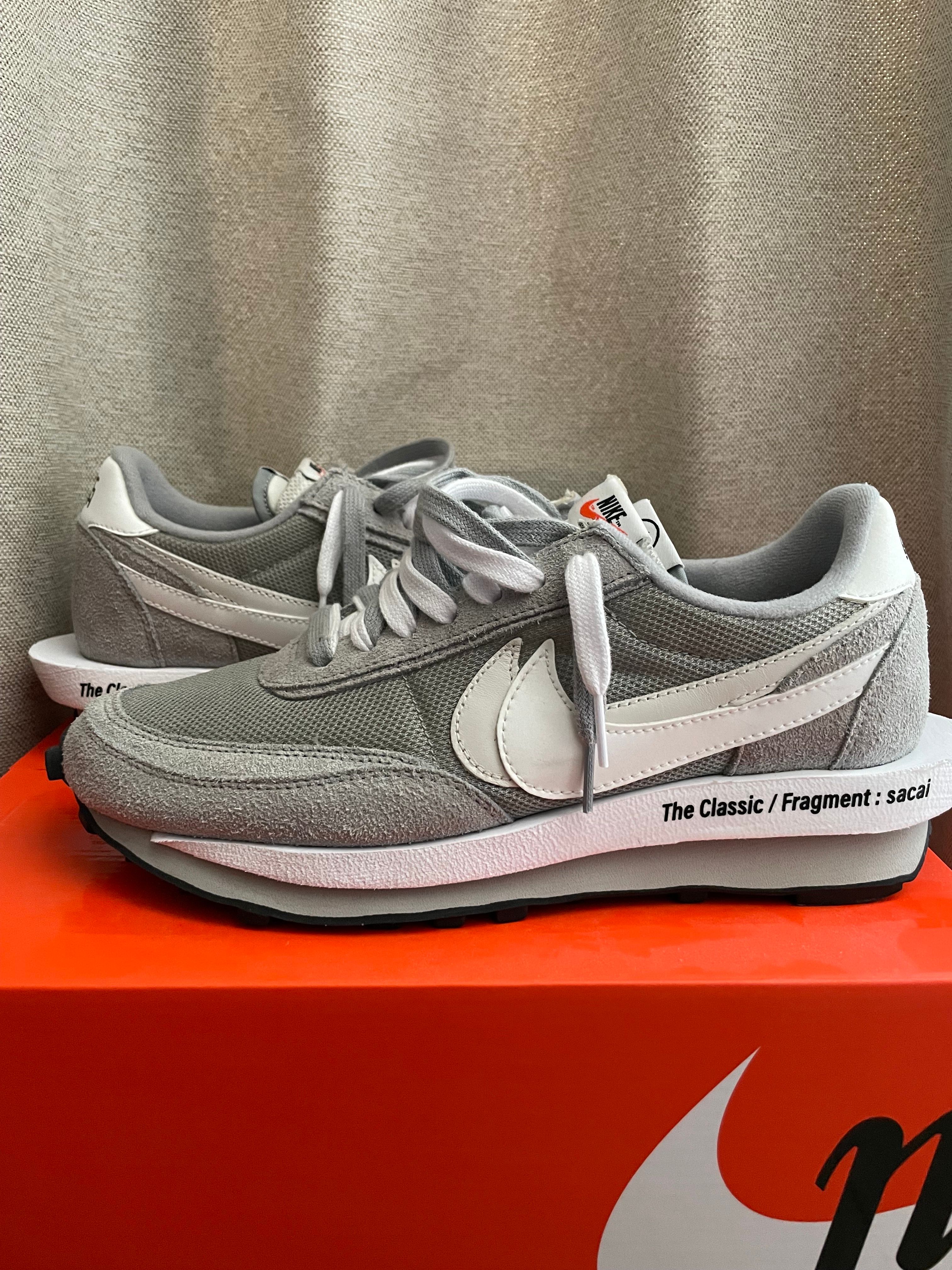 Fragment × sacai × Nike LD Waffle "Light Smoke Grey"