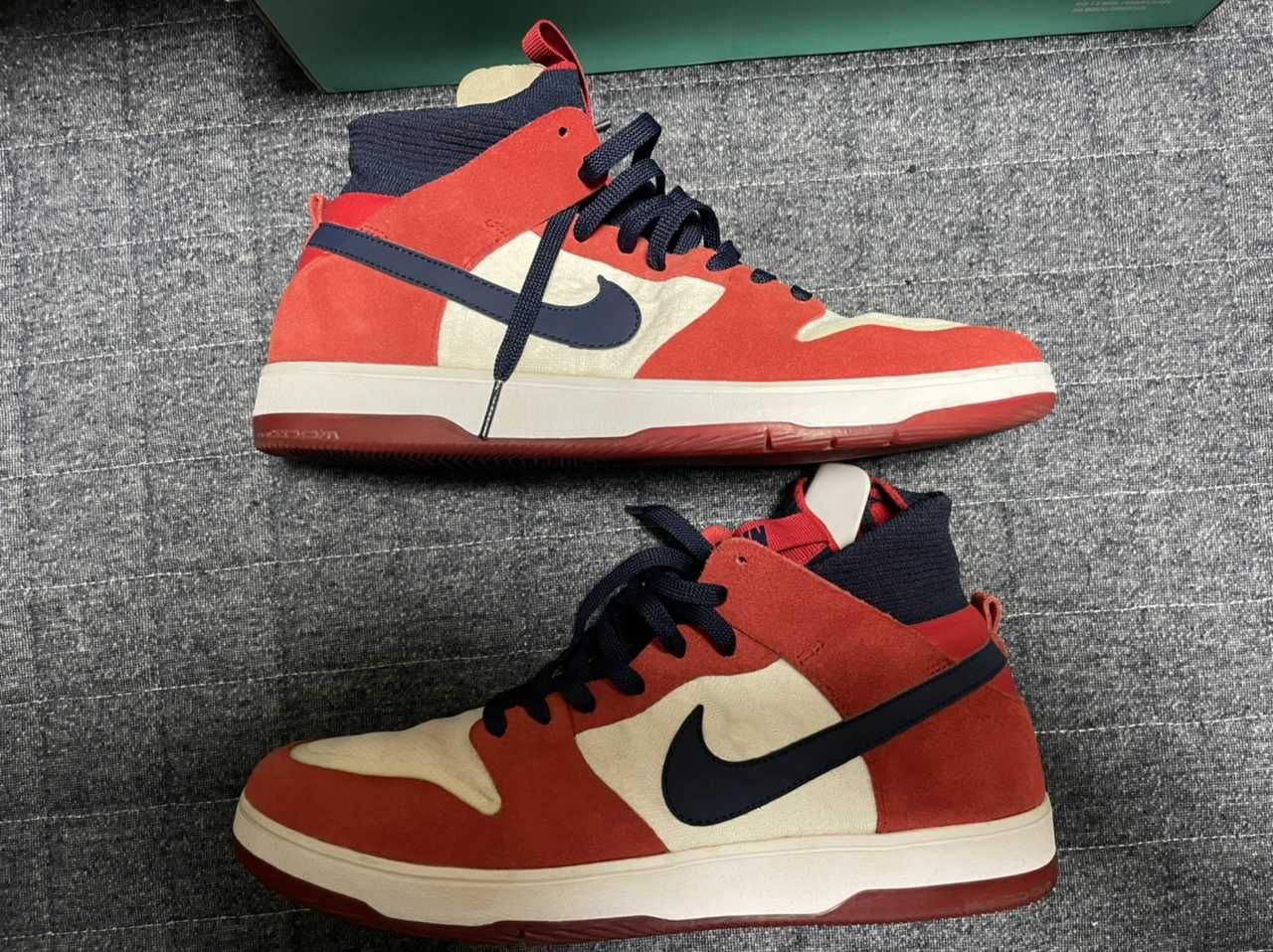 Nike SB Dunk High Elite "Red/Navy/White"
