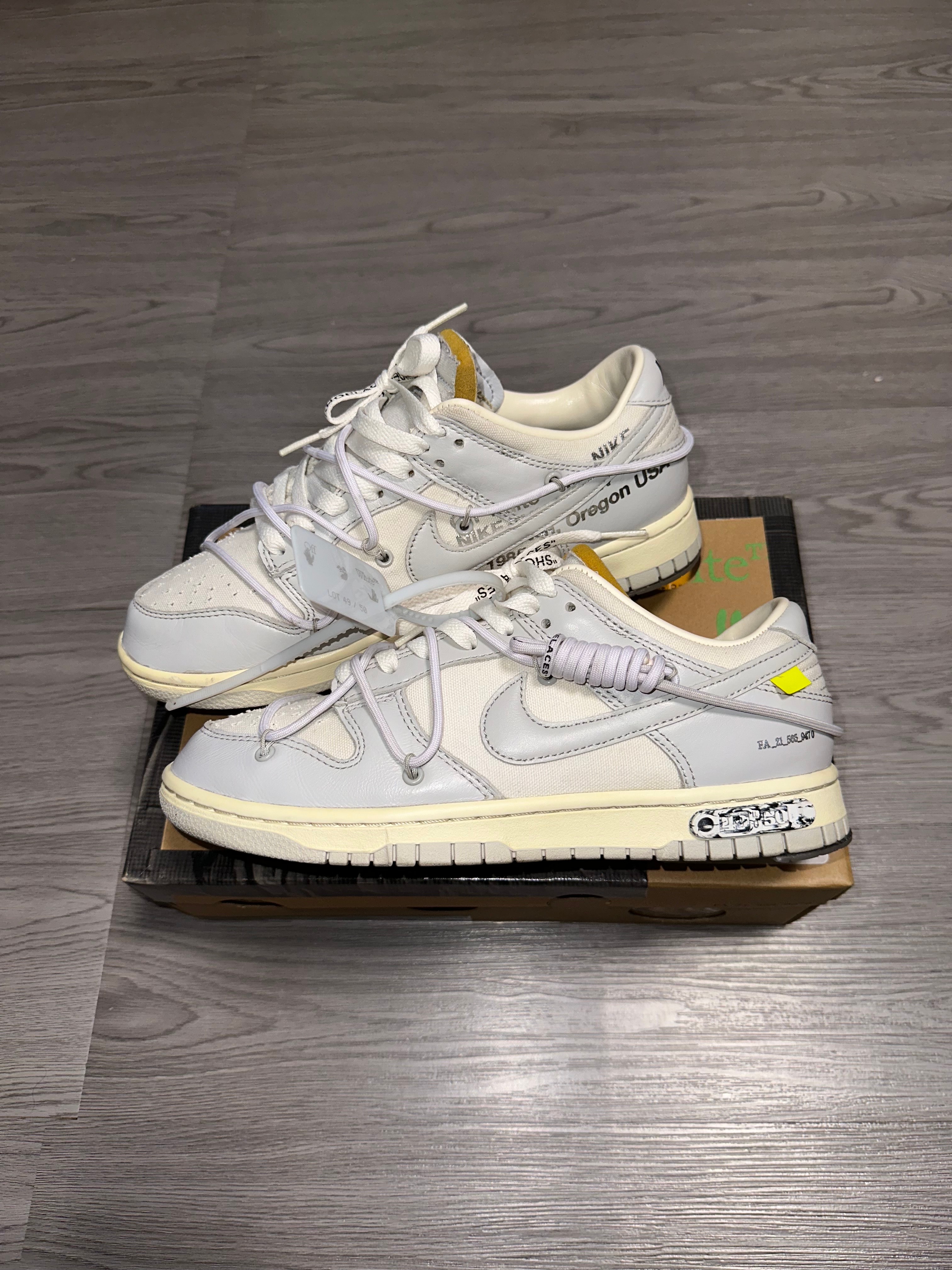 Off-White × Nike Dunk Low 1 of 50 "Lot.49"