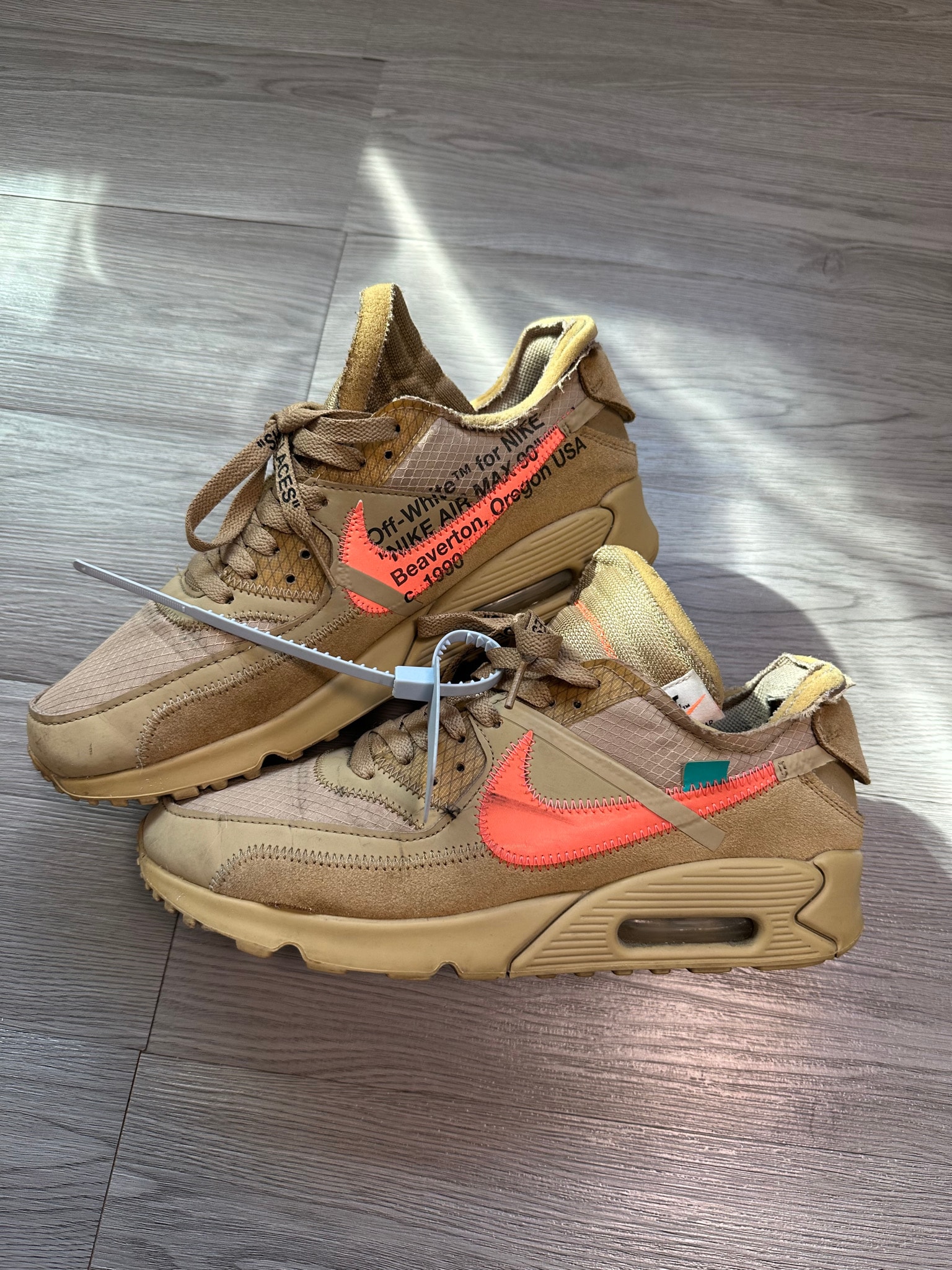 Off-White × Nike Air Max 90 "Desert Ore"
