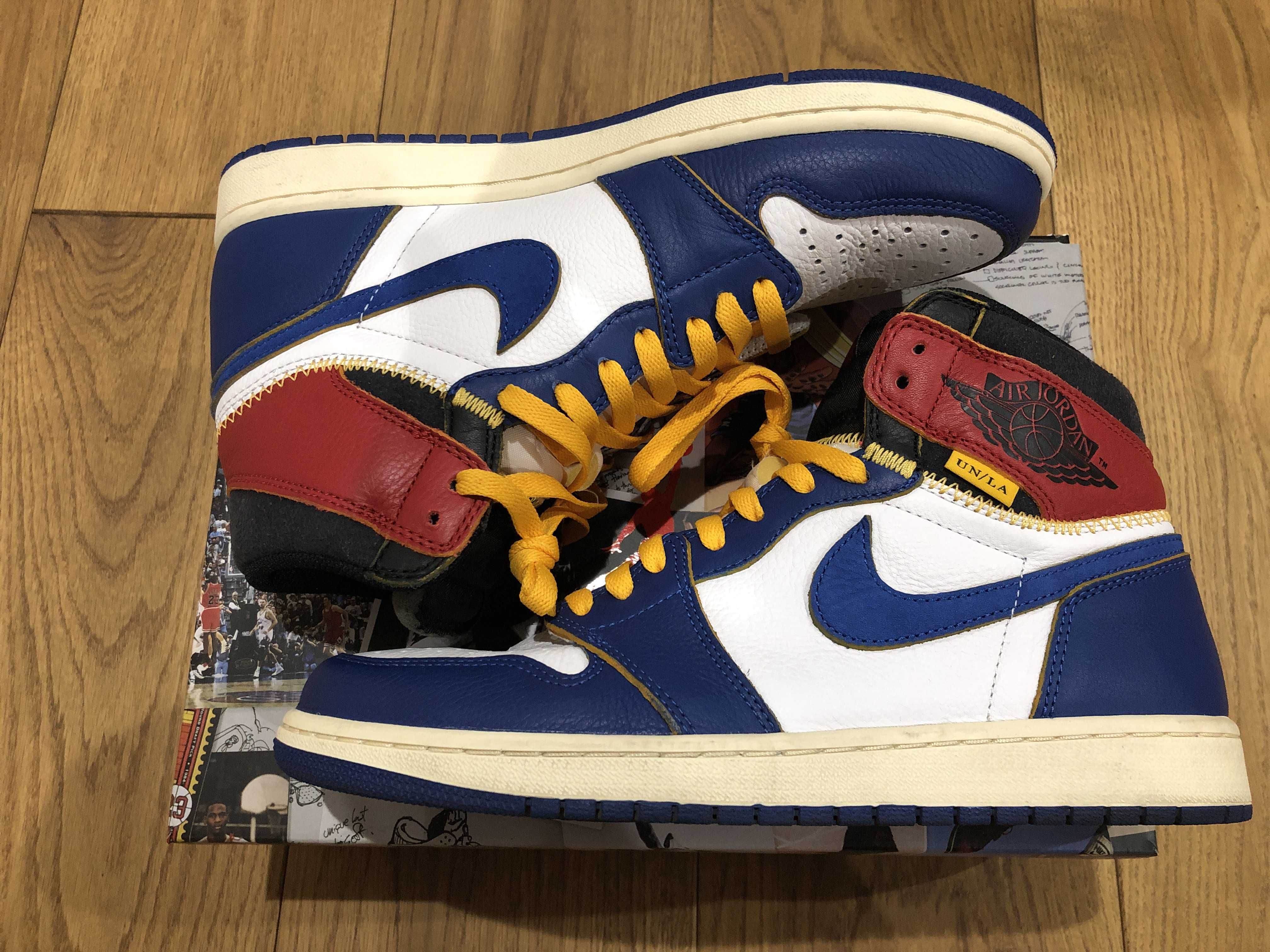 Union × Nike Air Jordan 1 Retro High OG NRG "Storm Blue/Varsity Red"