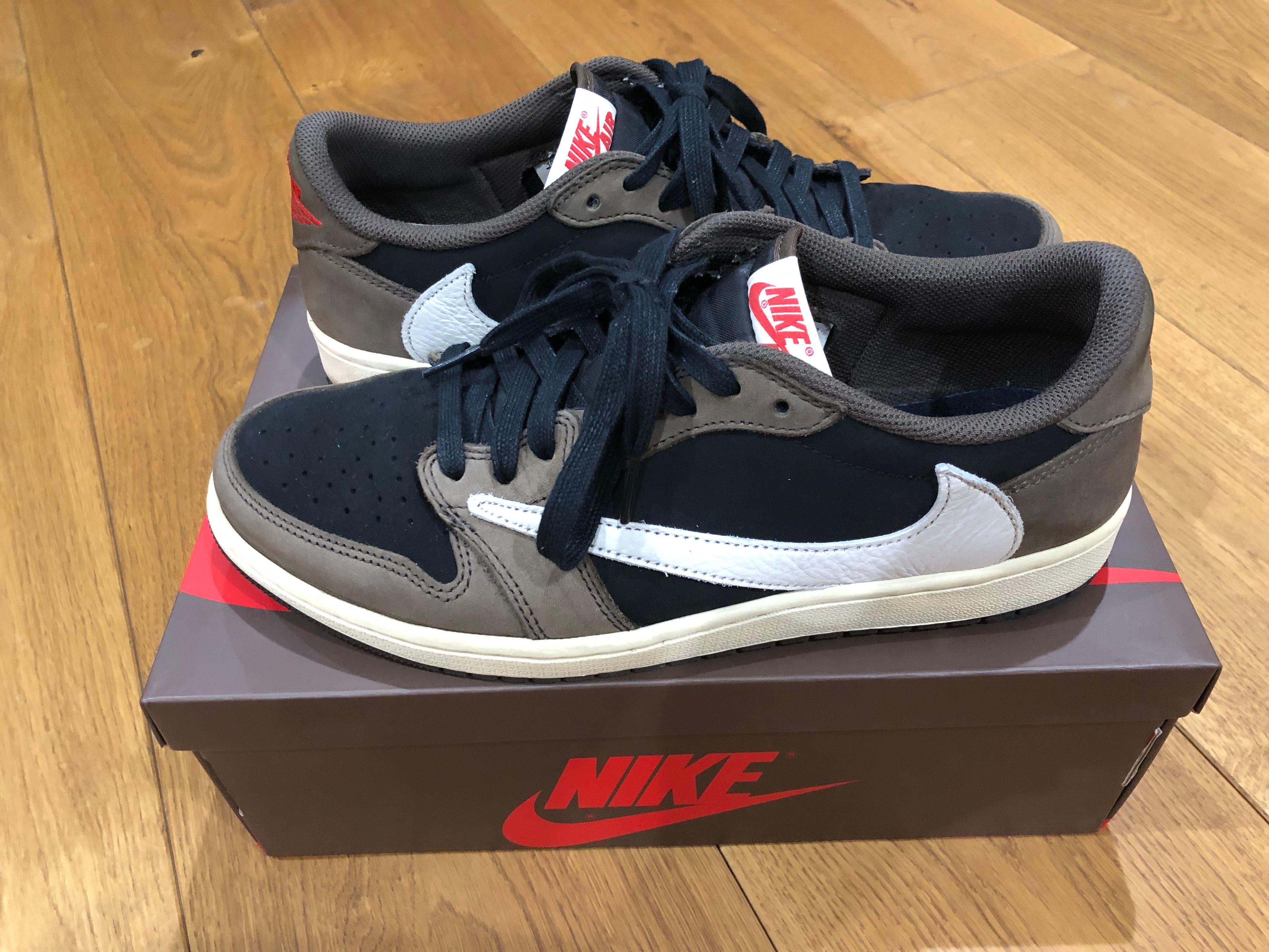 Travis Scott × Nike Air Jordan 1 Low OG SP-T "Black/Dark Mocha"