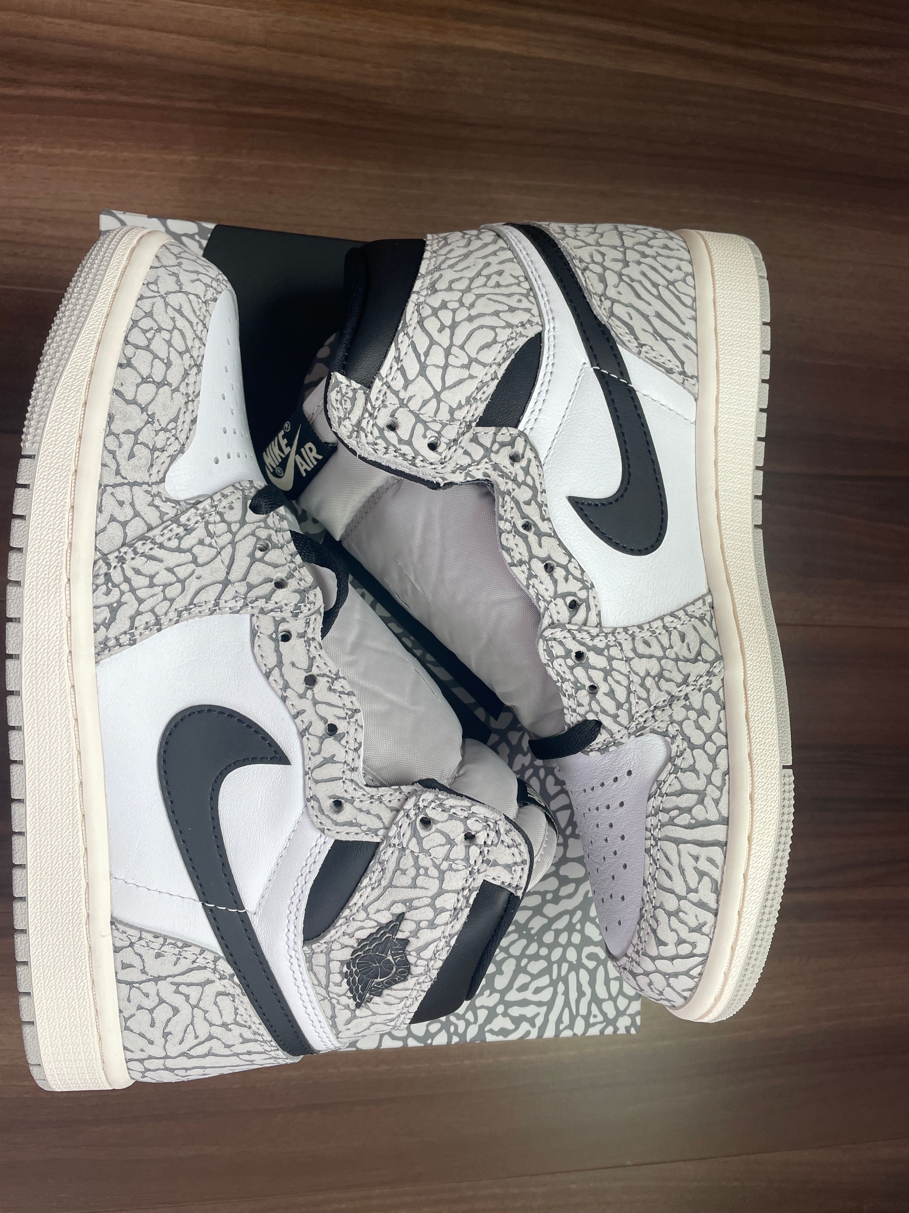 Nike Air Jordan 1 High OG "White Cement/Safari"
