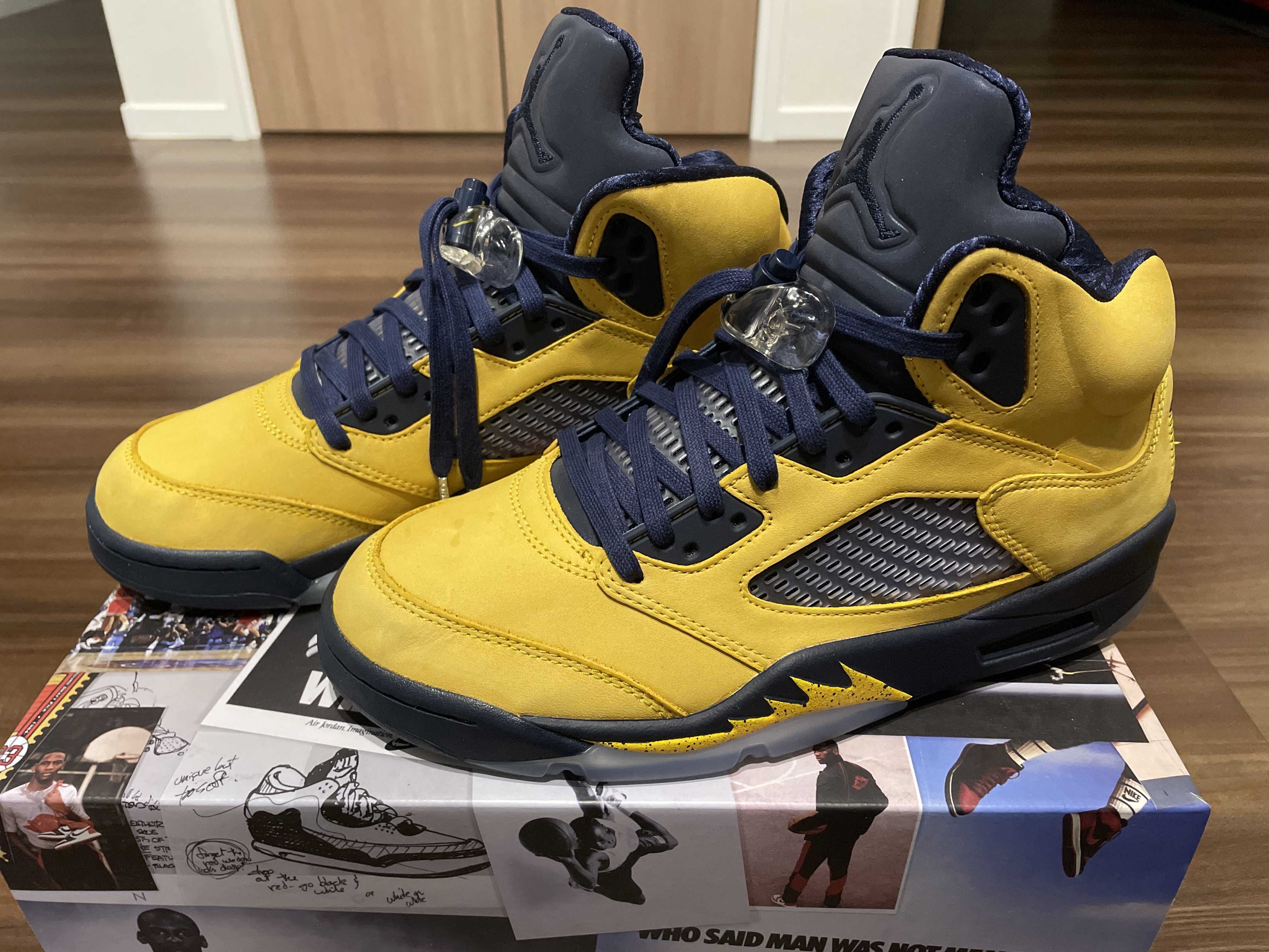 NIKE AIR JORDAN 5 "MICHIGAN"