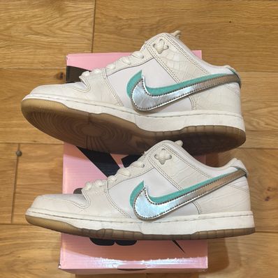 Diamond Supply Co. × Nike SB Dunk Low Pro "White"