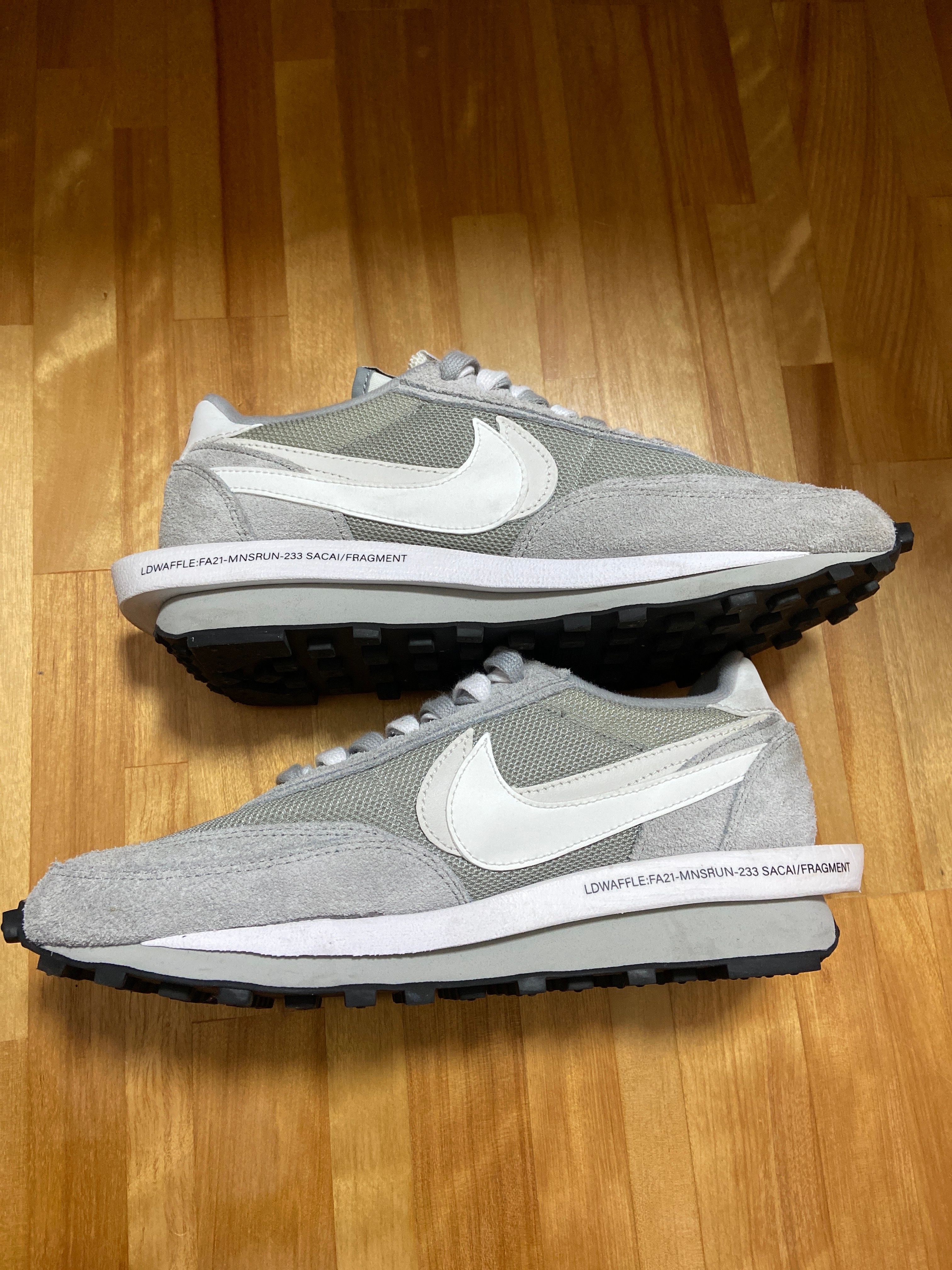 Fragment × sacai × Nike LD Waffle "Light Smoke Grey"