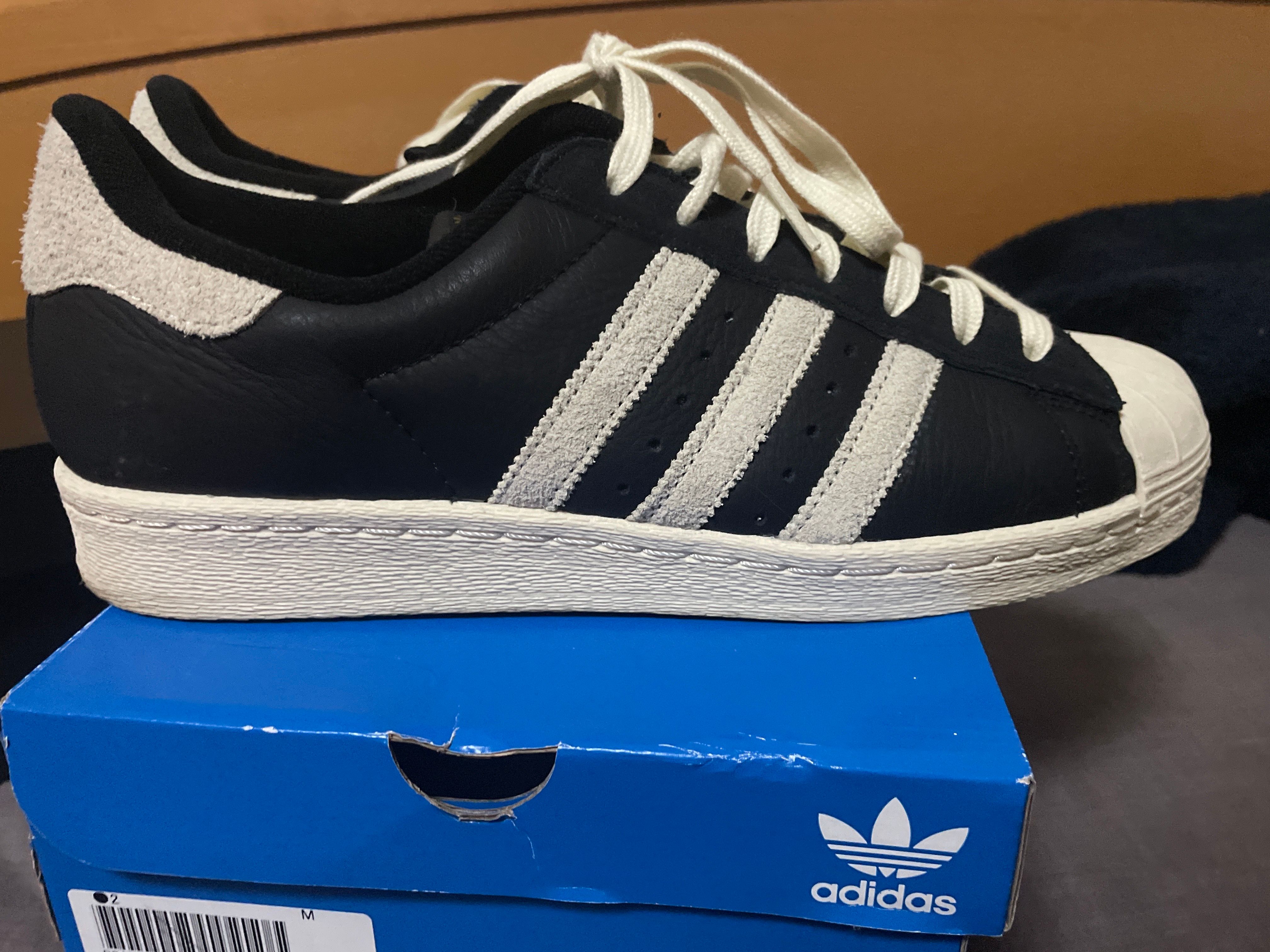 adidas Superstar 82 "Core Black/Alumina/Cream White"