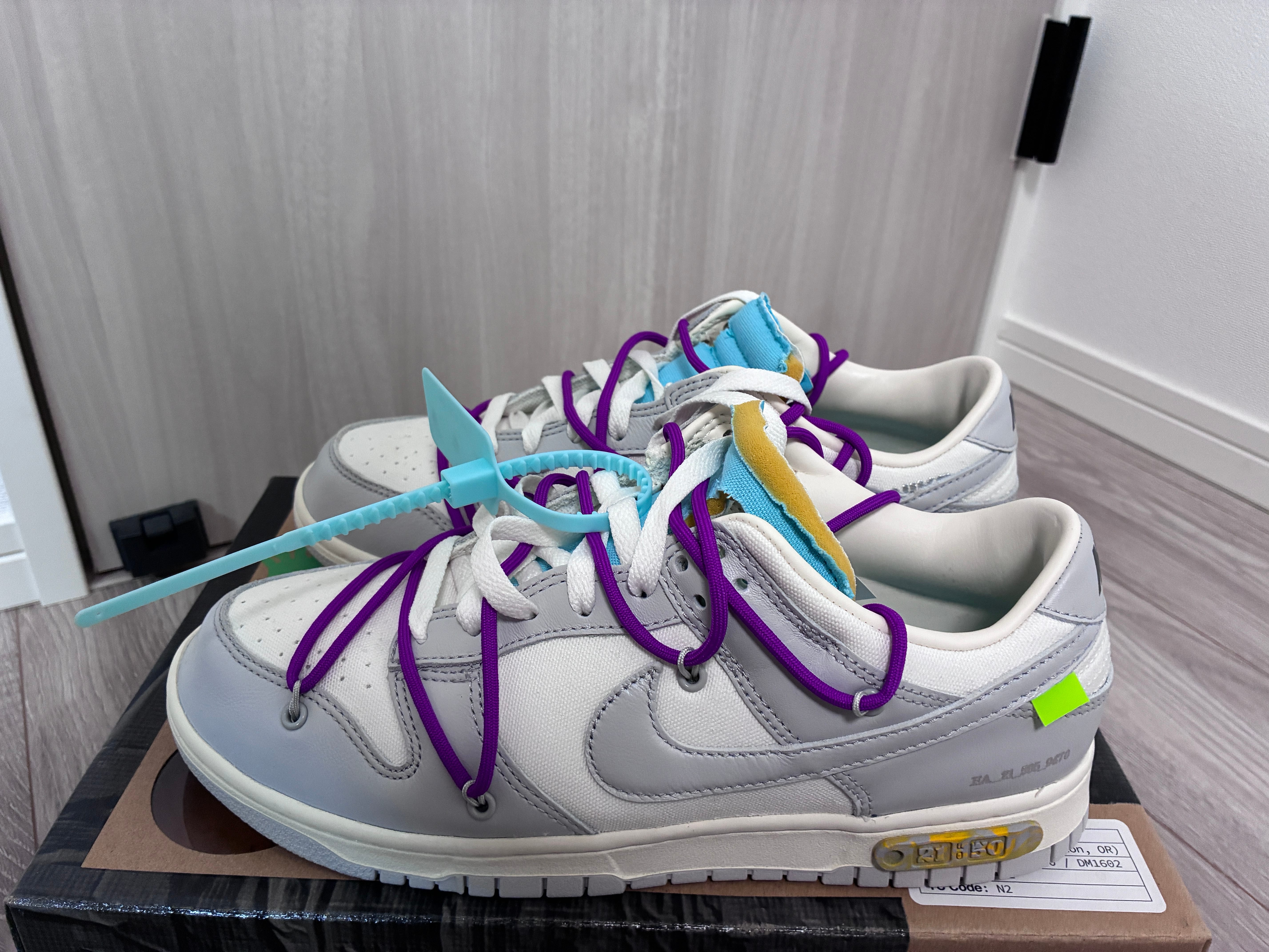Off-White × Nike Dunk Low 1 of 50 "Lot.21"