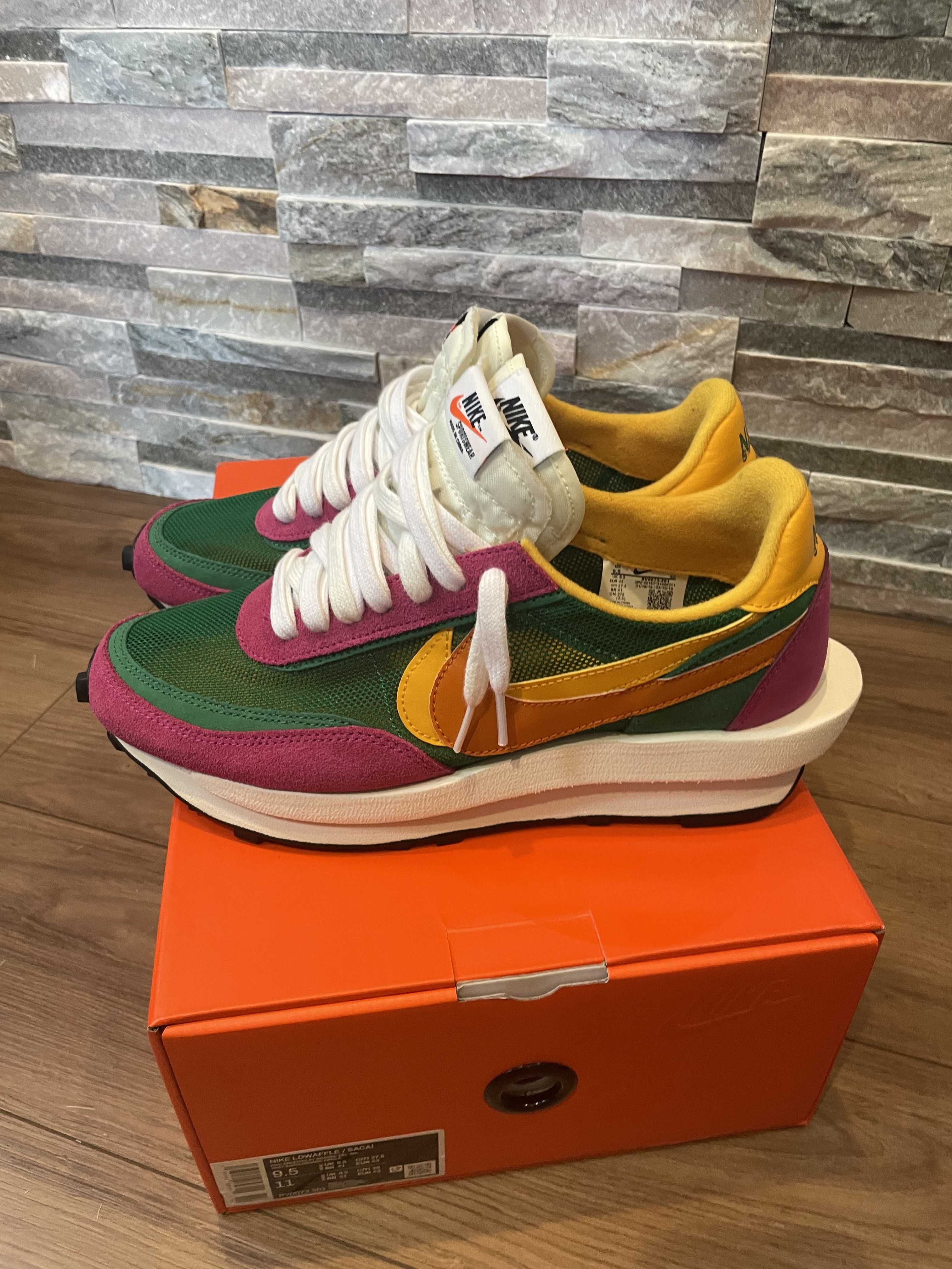 sacai × NIKE LDV WAFFLE "PINE GREEN"